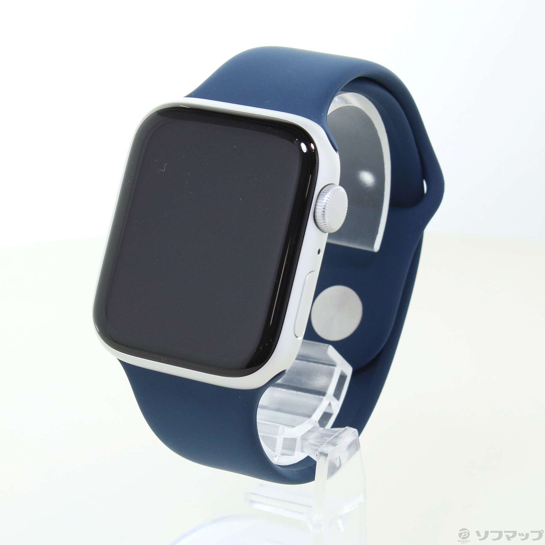 〔展示品〕 Apple Watch SE 第1世代 GPS 44mm シルバーアルミニウムケース アビスブルースポーツバンド