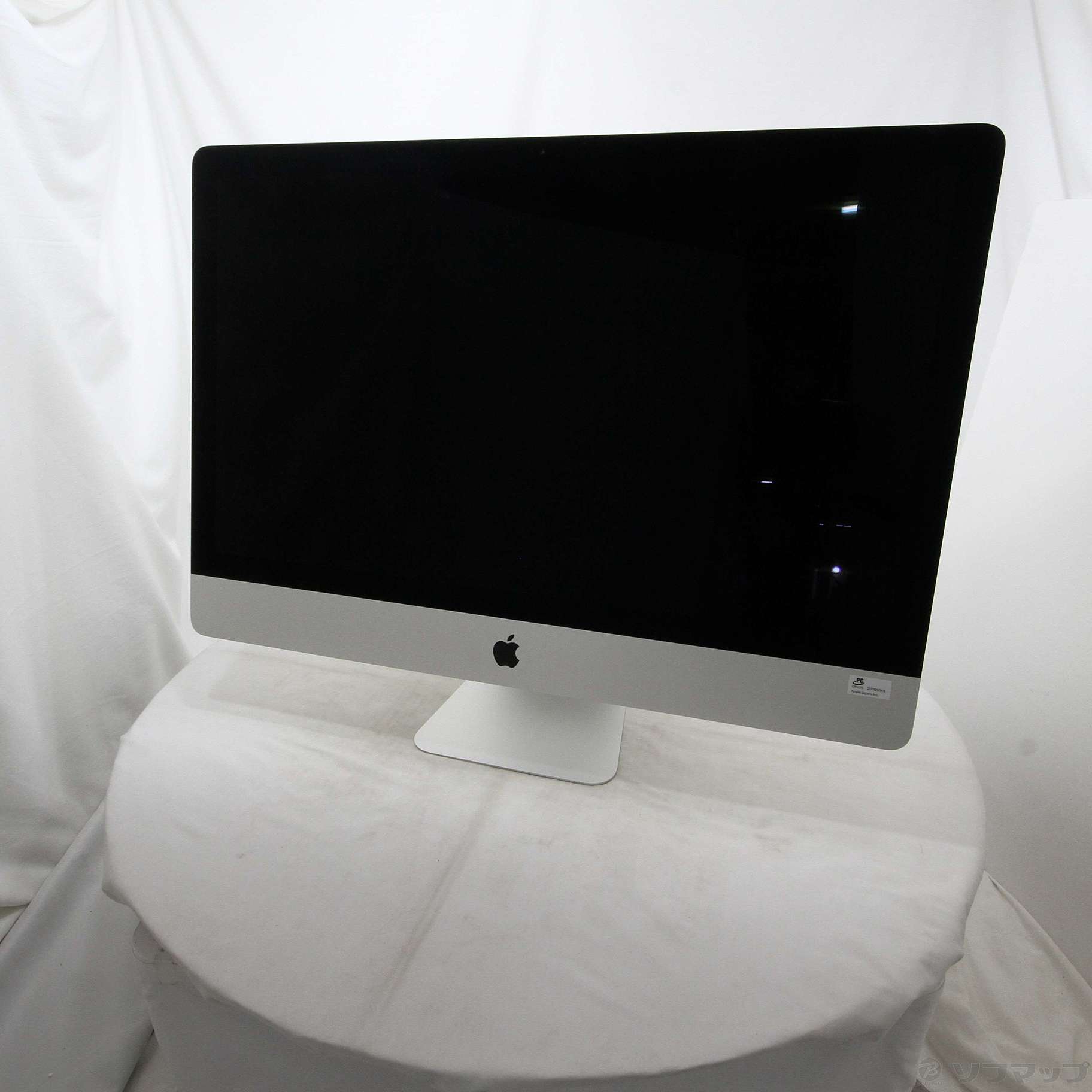 中古】iMac 27-inch Late 2015 MK472J／A Core_i5 3.2GHz 8GB SSD24GB