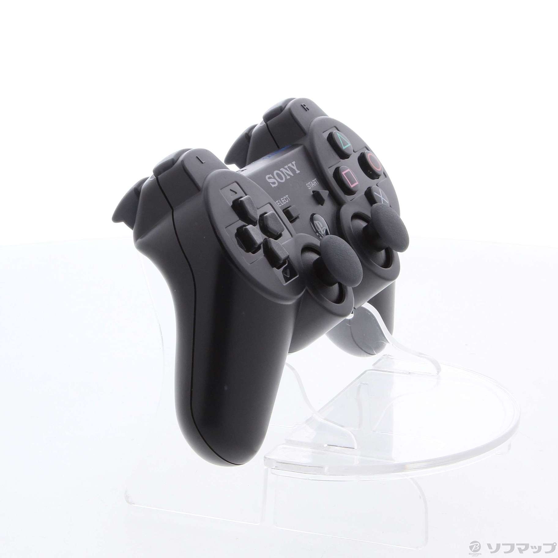 中古】ワイヤレスコントローラー DUALSHOCK3 クリアブラック 【PS3