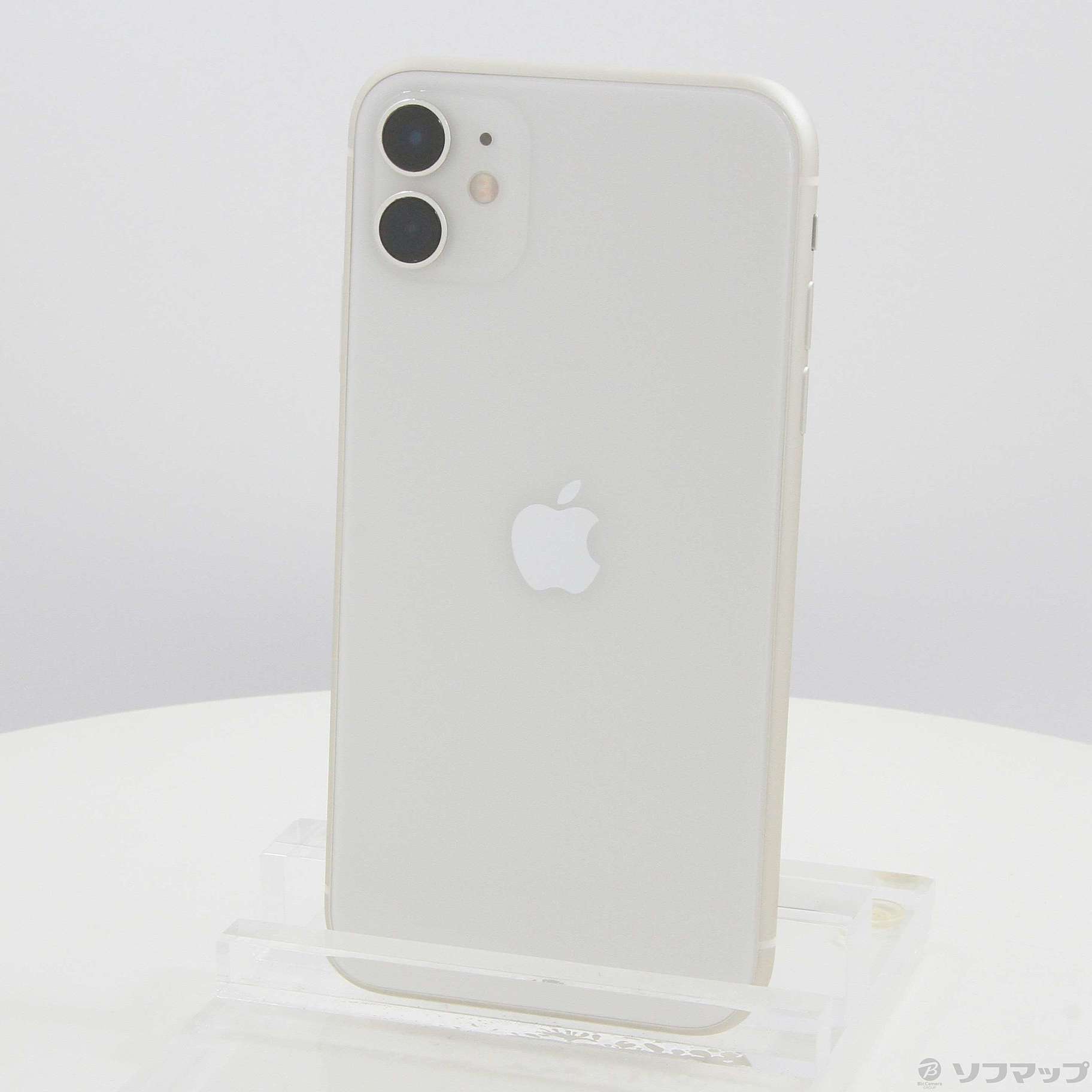 中古】iPhone11 128GB ホワイト MWM22J／A SIMフリー [2133048397103