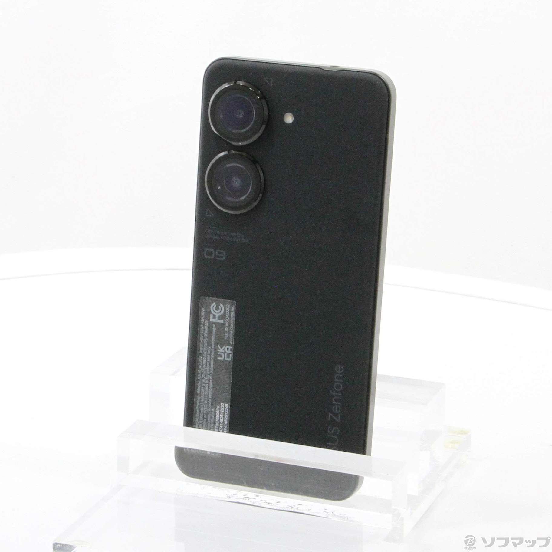 中古】Zenfone 9 128GB ミッドナイトブラック ZF9-BK8S128 SIMフリー 