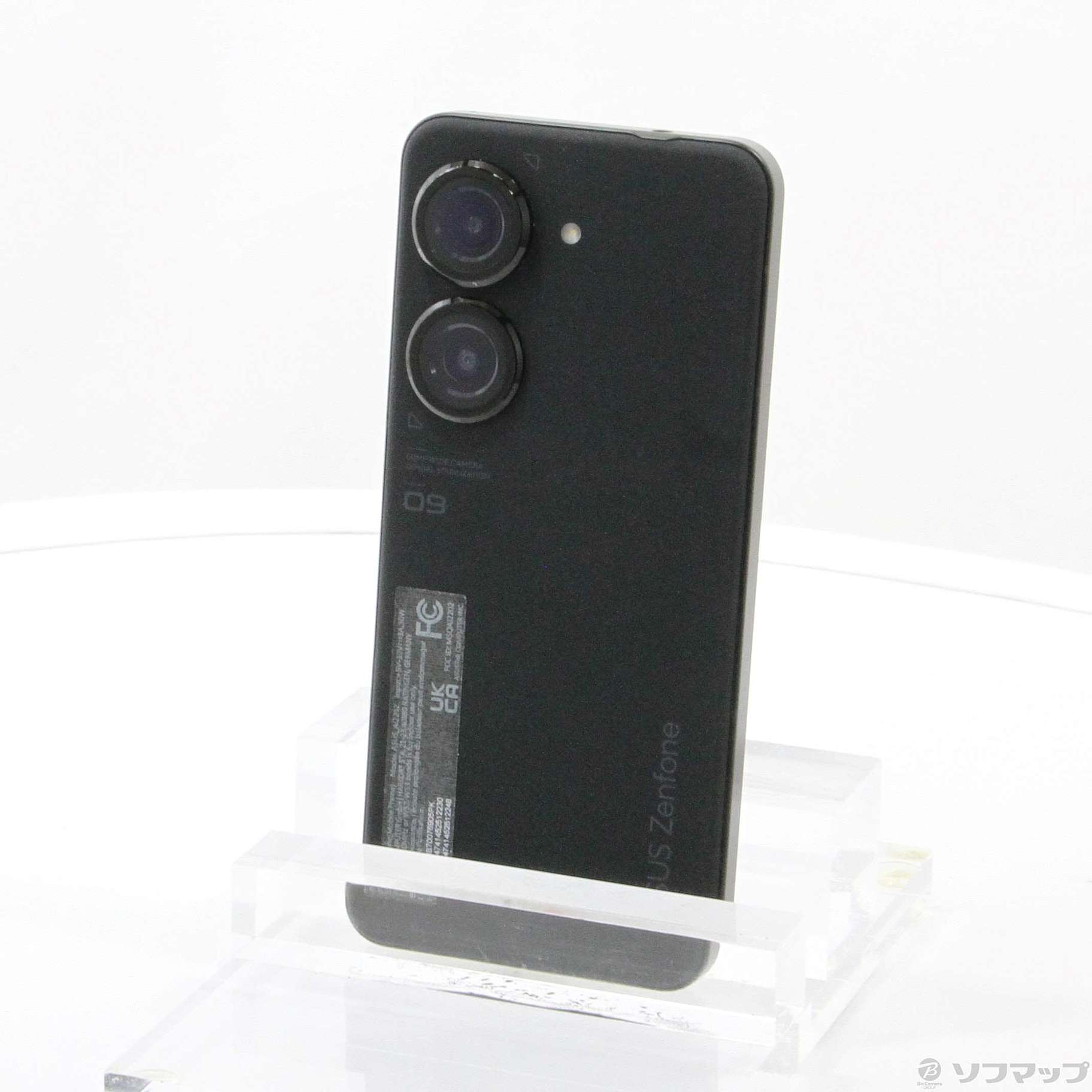 中古】Zenfone 9 128GB ミッドナイトブラック ZF9-BK8S128 SIMフリー