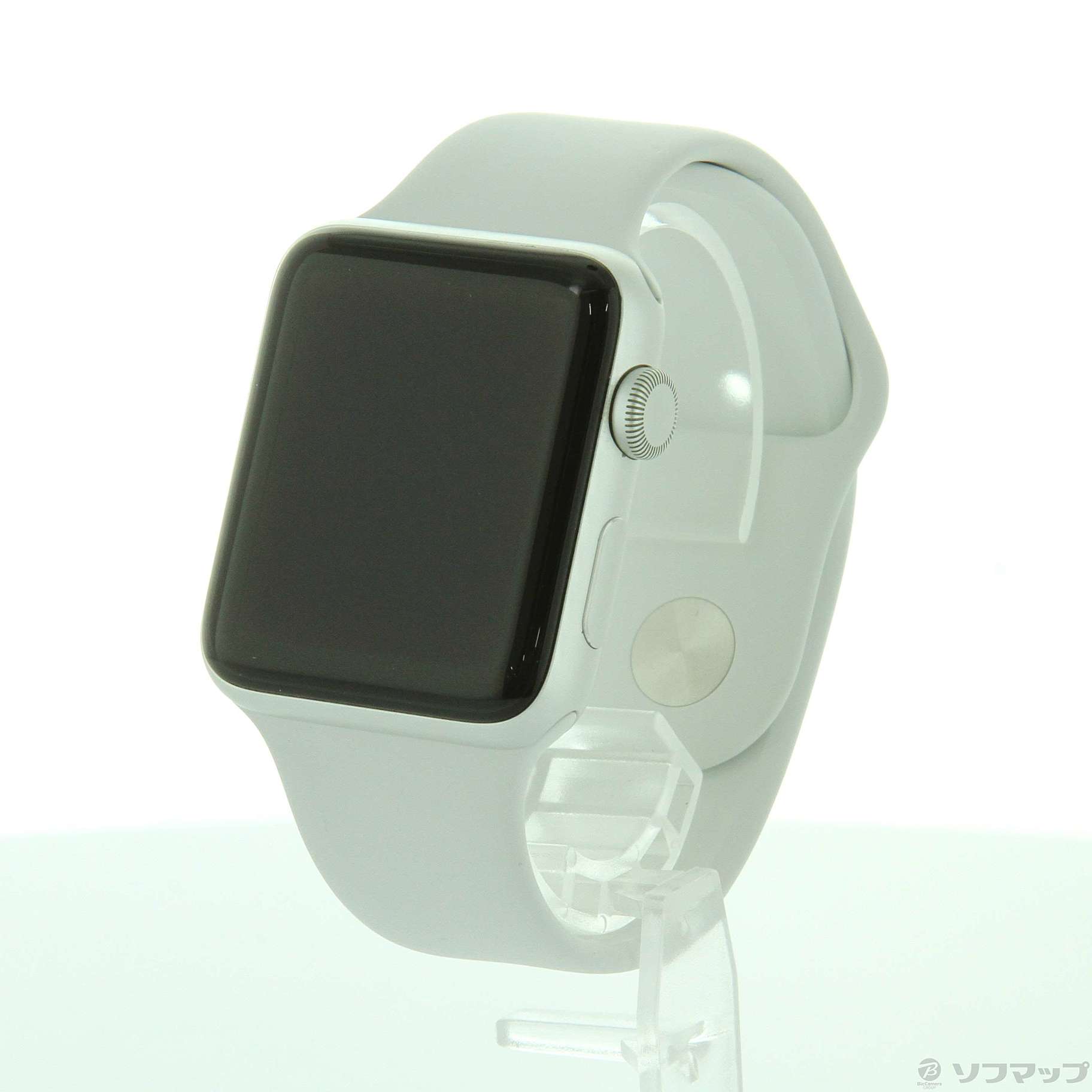 〔中古品〕 Apple Watch Series 3 GPS 42mm シルバーアルミニウムケース ホワイトスポーツバンド