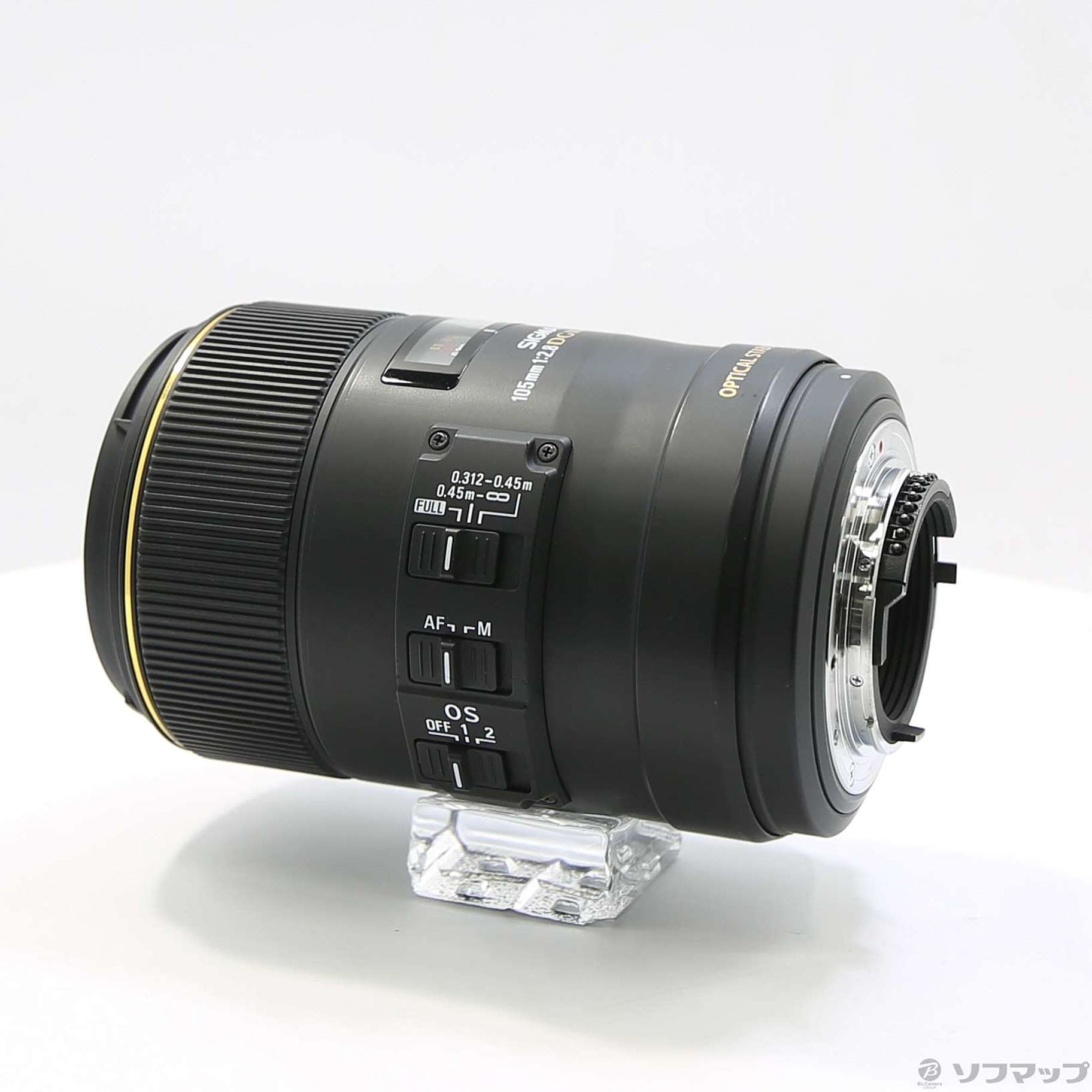 中古】SIGMA AF MACRO 105mm F2.8 EX DG OS HSM (Nikon用) (レンズ