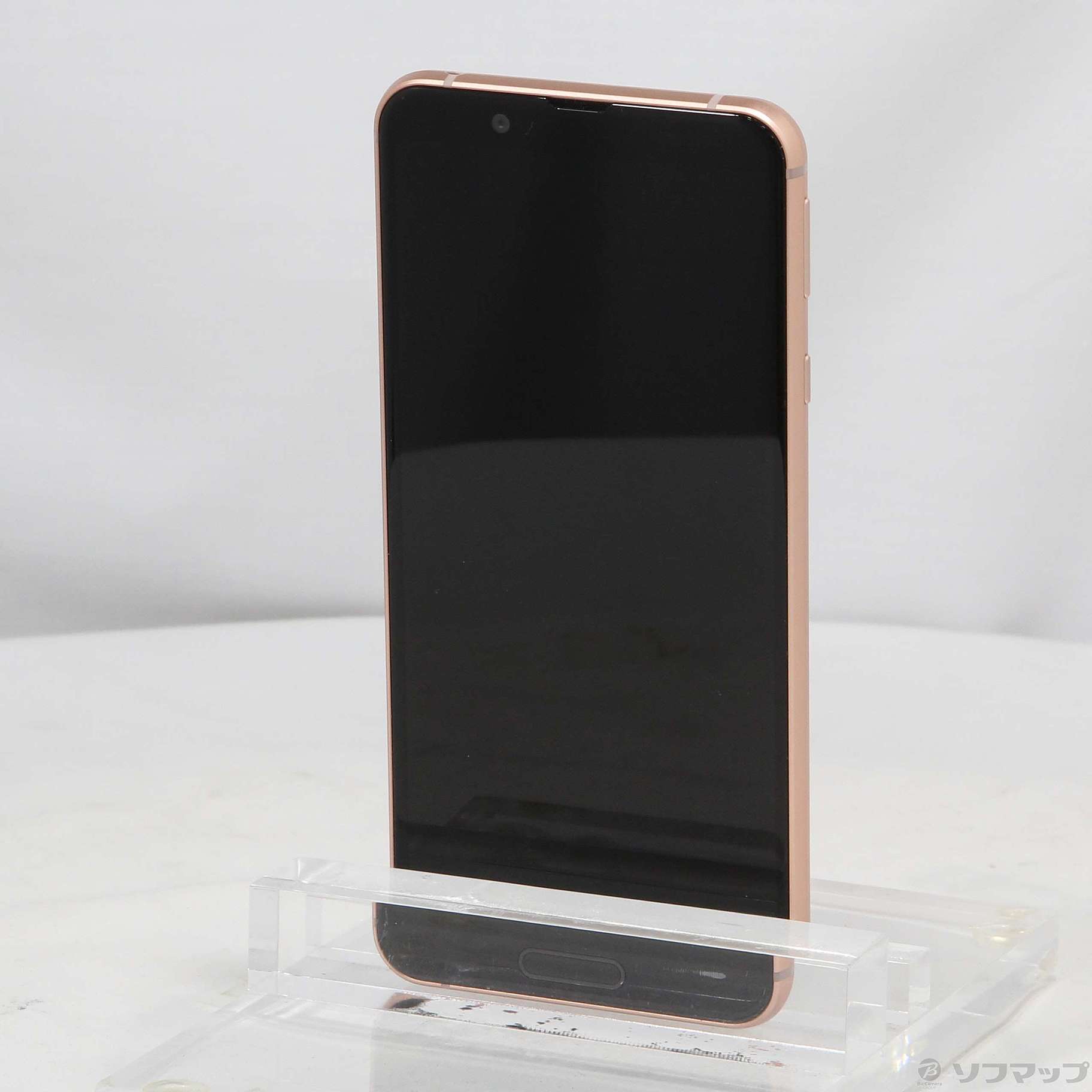 中古】AQUOS sense3 64GB ライトカッパー SH-02M docomoロック