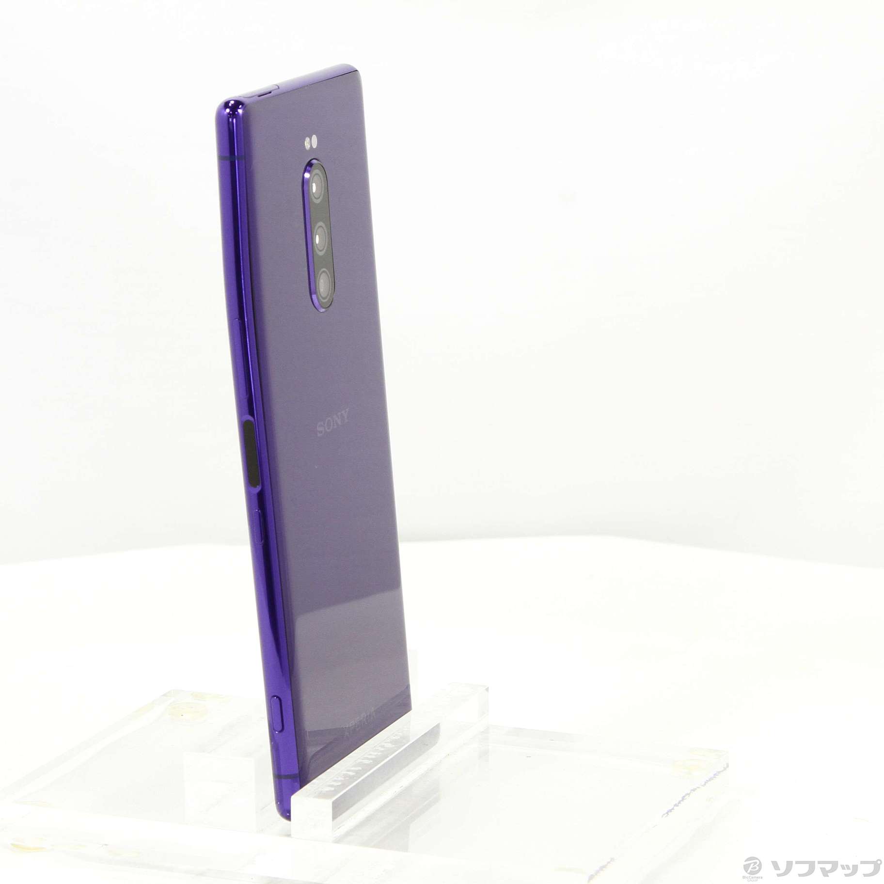 中古】Xperia 1 64GB パープル SOV40 auロック解除SIMフリー