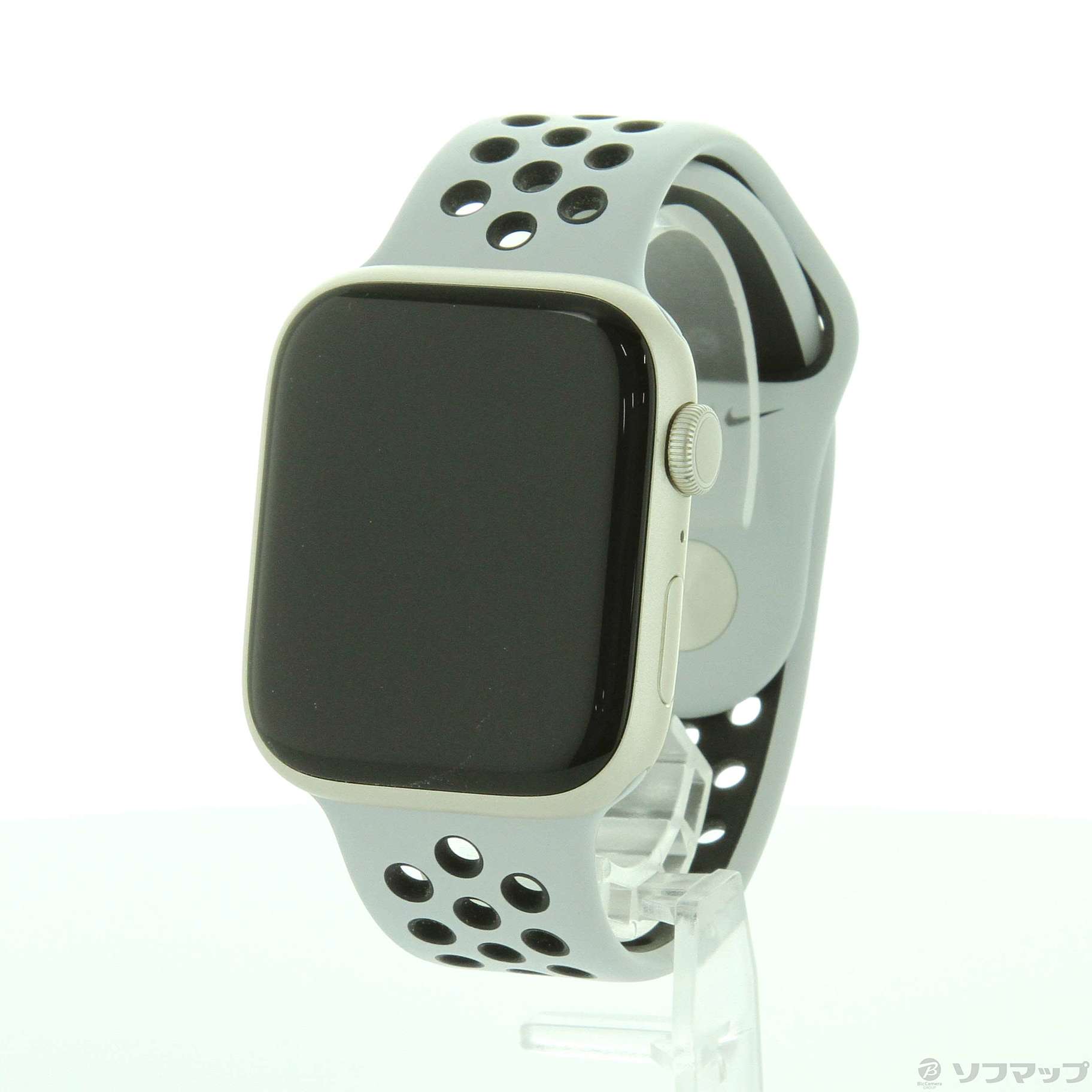 中古】Apple Watch Series 7 Nike GPS 45mm スターライトアルミニウム ...
