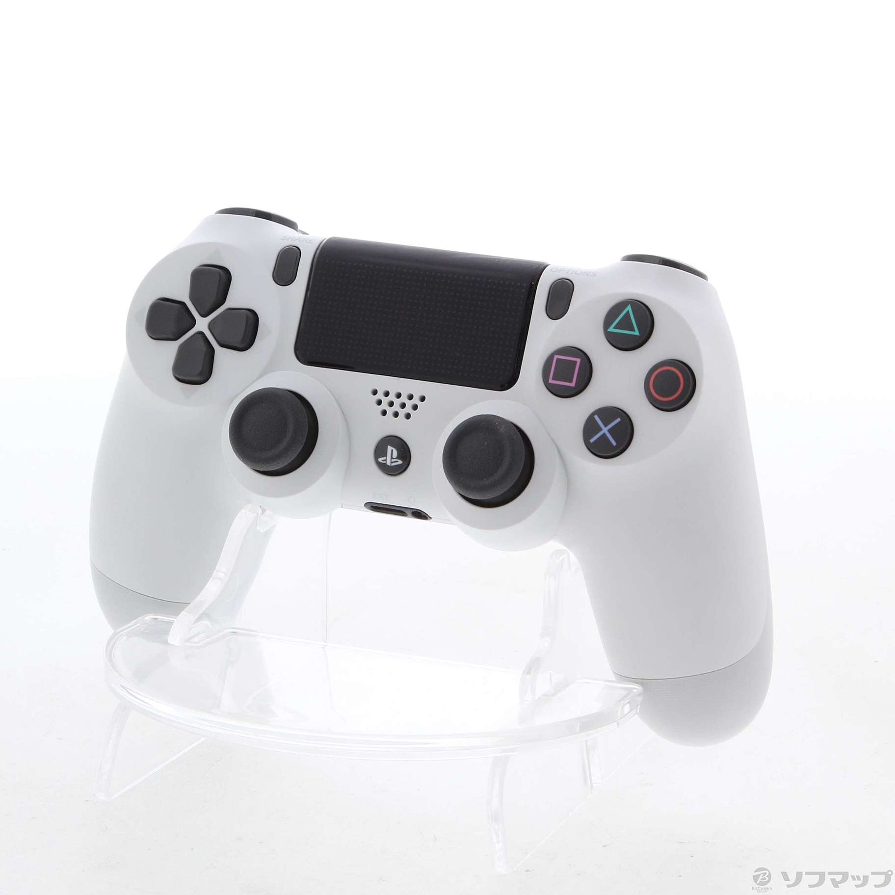 【PS4】ワイヤレスコントローラー（DUALSHOCK 4）グレイシャーホワイト