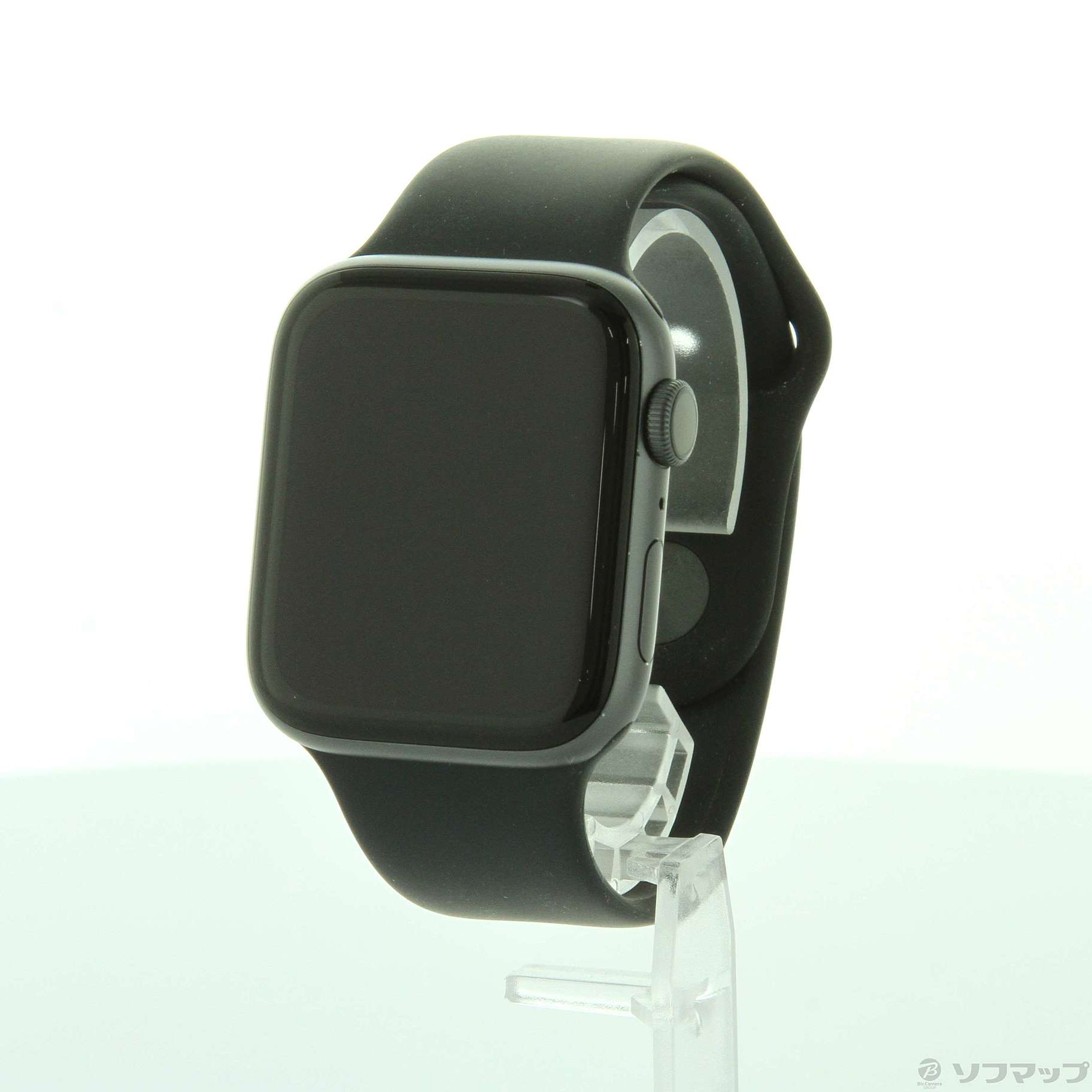〔中古品〕 Apple Watch Series 4 GPS 44mm スペースグレイアルミニウムケース ブラックスポーツバンド