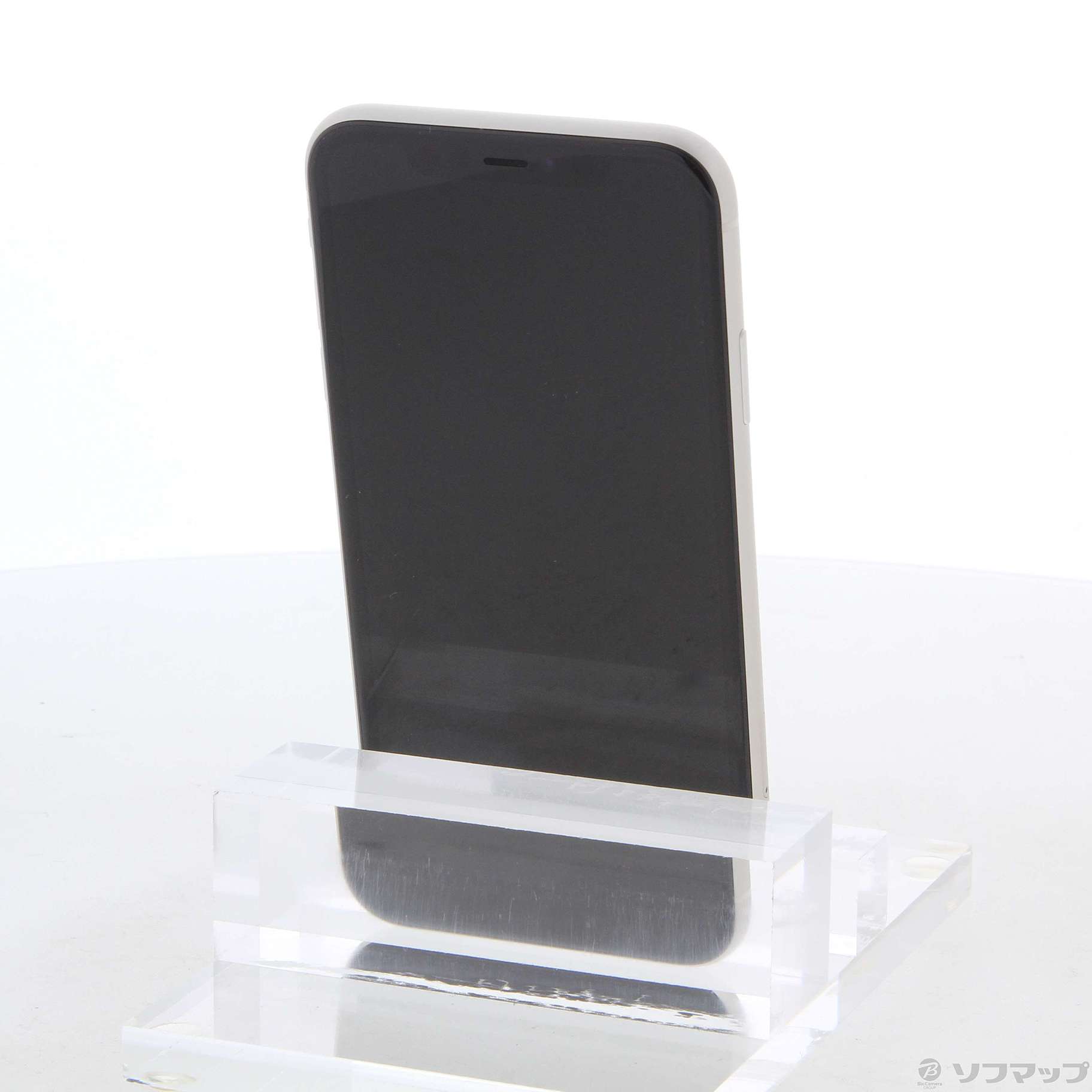 中古】iPhone11 256GB ホワイト MWM82J／A SoftBank [2133048503023