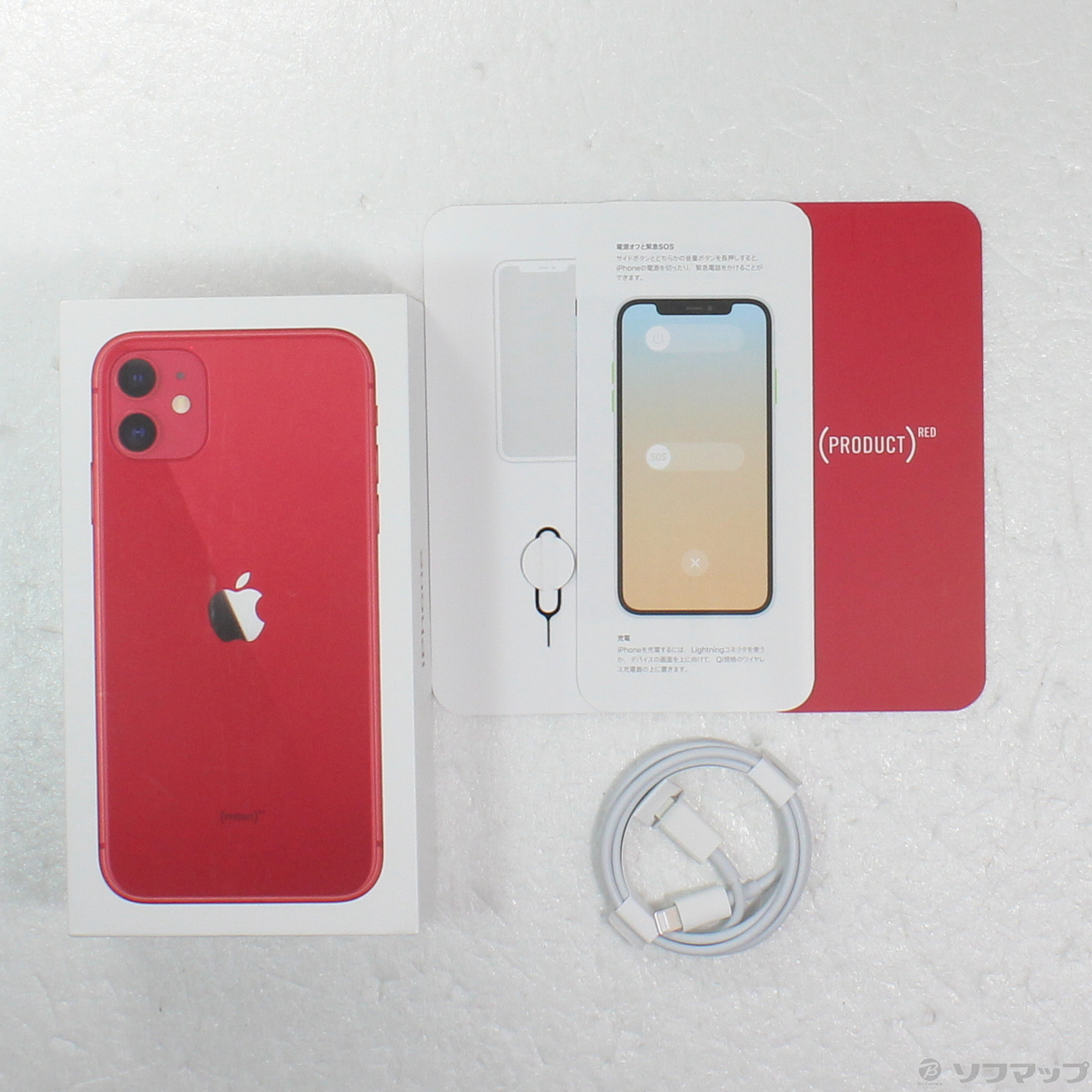 メール便可/取り寄せ iPhone 11 RED 64GB SIMフリー【Bランク】 | www