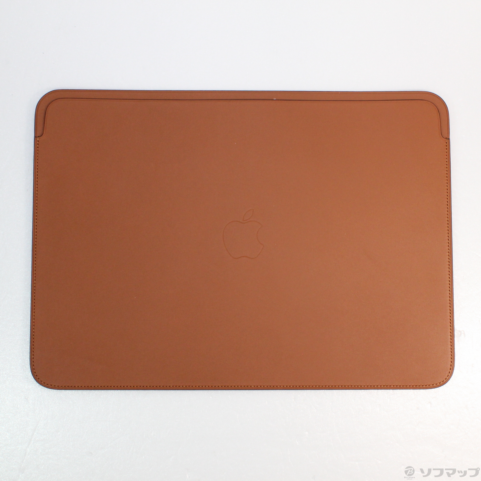 〔展示品〕 13インチMacBook Pro用レザースリーブ サドルブラウン MRQM2FE／A