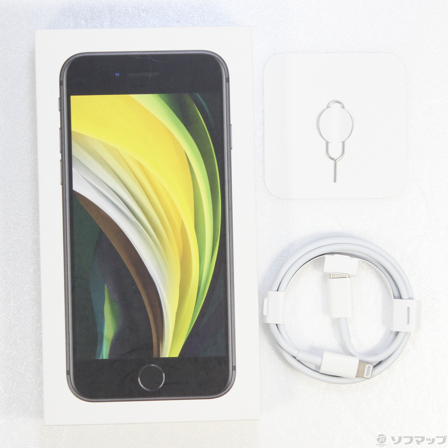 中古】iPhone SE 第2世代 64GB ブラック MHGP3J／A SoftBank