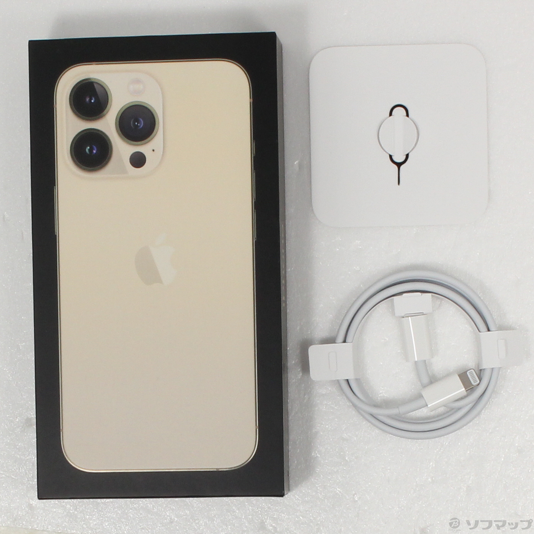 中古】iPhone13 Pro 128GB ゴールド MLUH3J／A SIMフリー