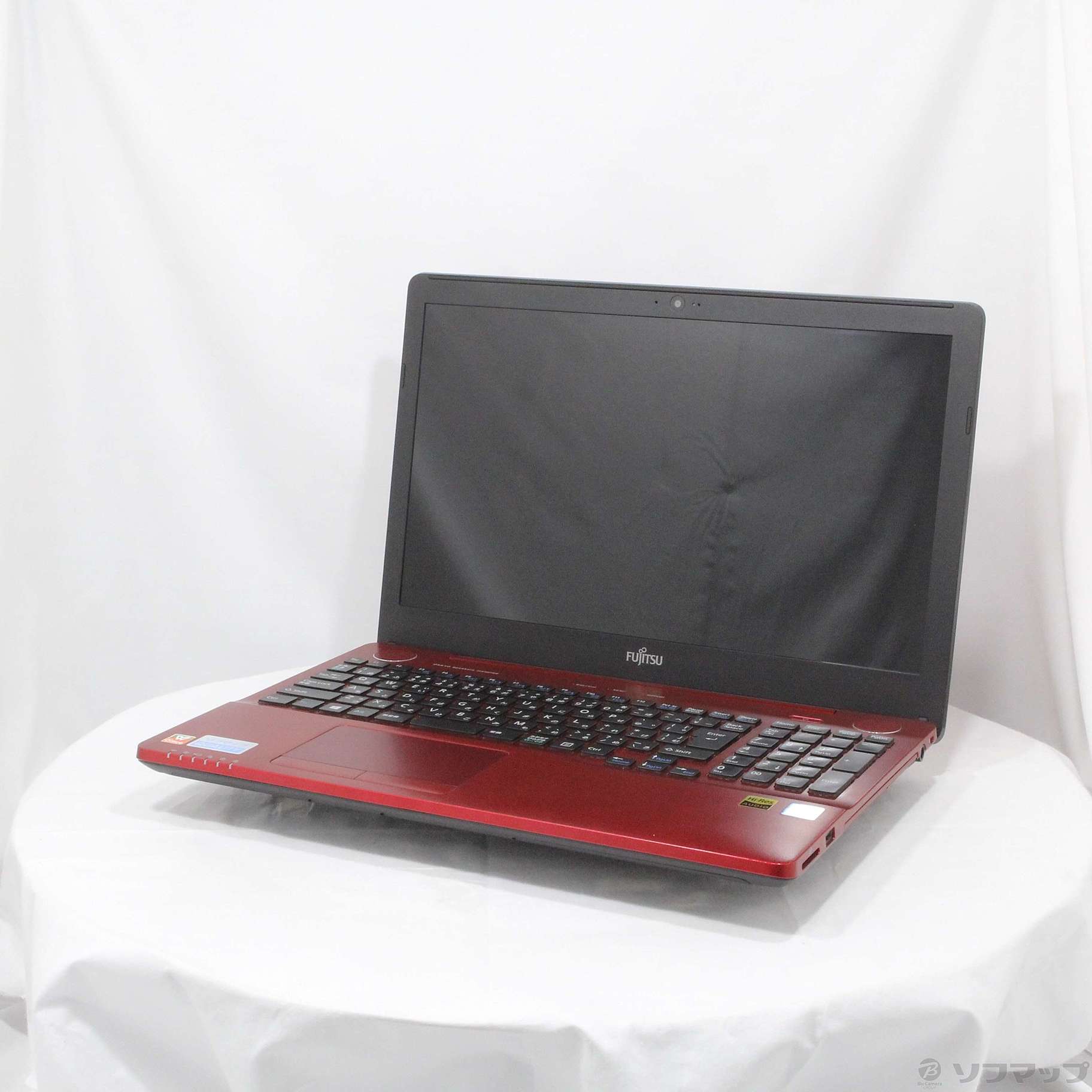 中古】LIFEBOOK AH53／B2 FMVA53B2R ルビーレッド 〔Windows 10