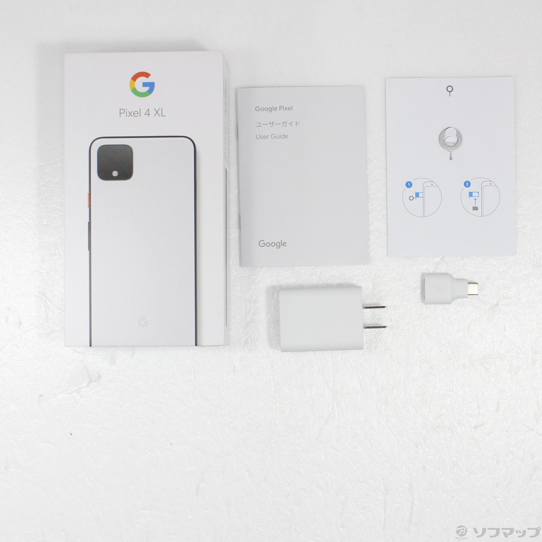 中古】Google Pixel 4 XL 128GB クリアリーホワイト G020Q SIMフリー