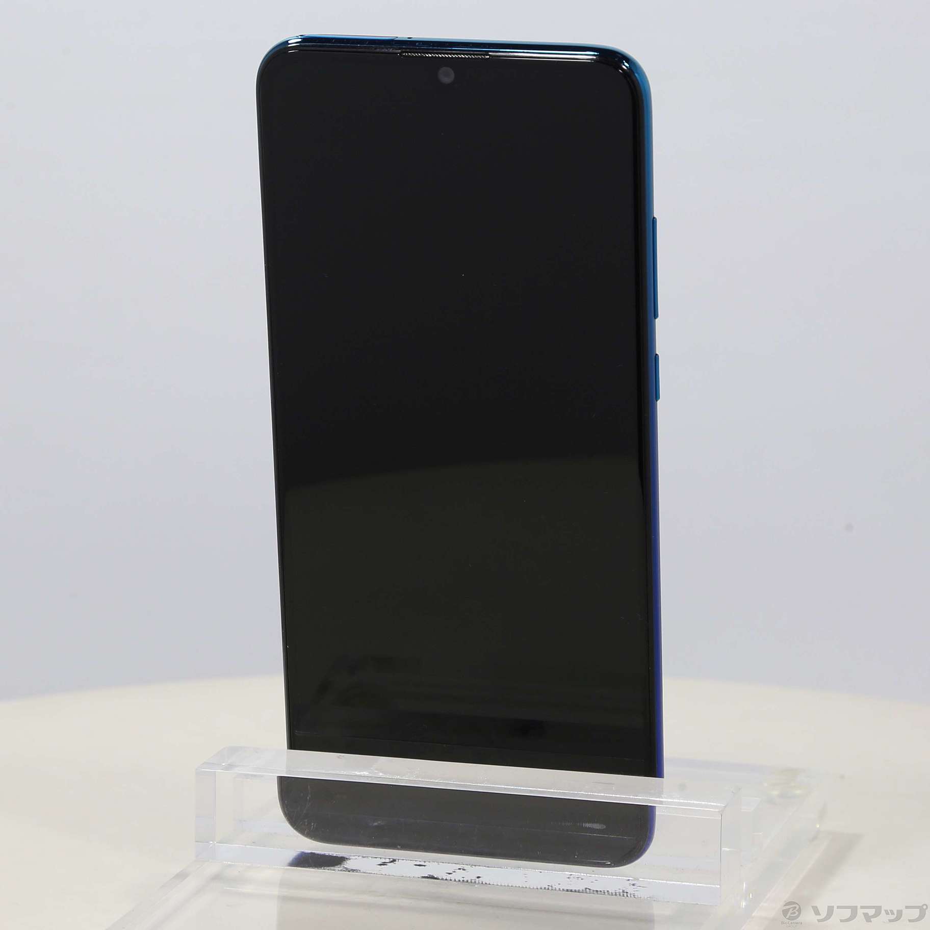 中古】HUAWEI nova lite3+ 128GB オーロラブルー POT-LX2J SIMフリー