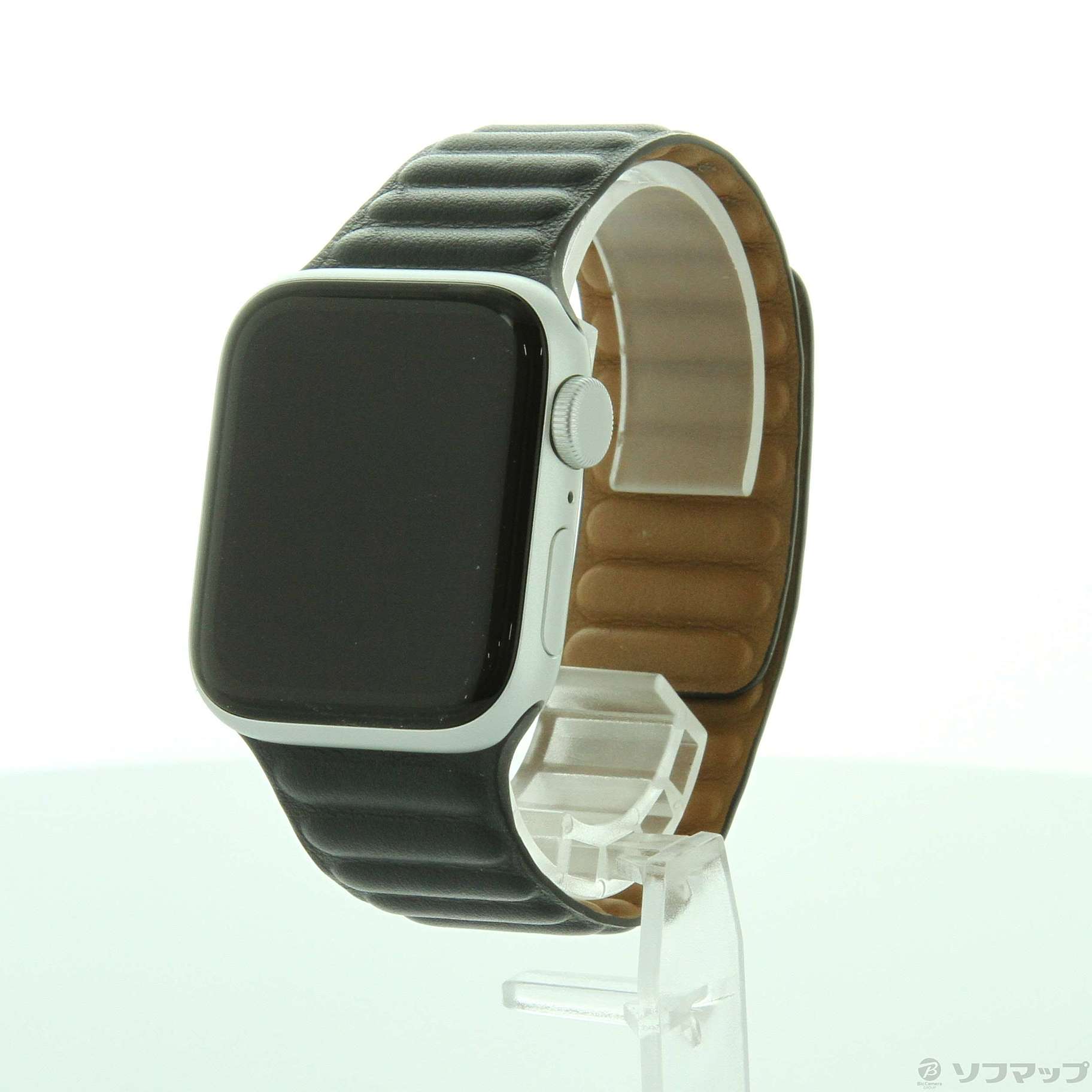 Apple Watch SE 第1世代 GPS 40mm シルバーアルミニウムケース ミッドナイトレザーリンク