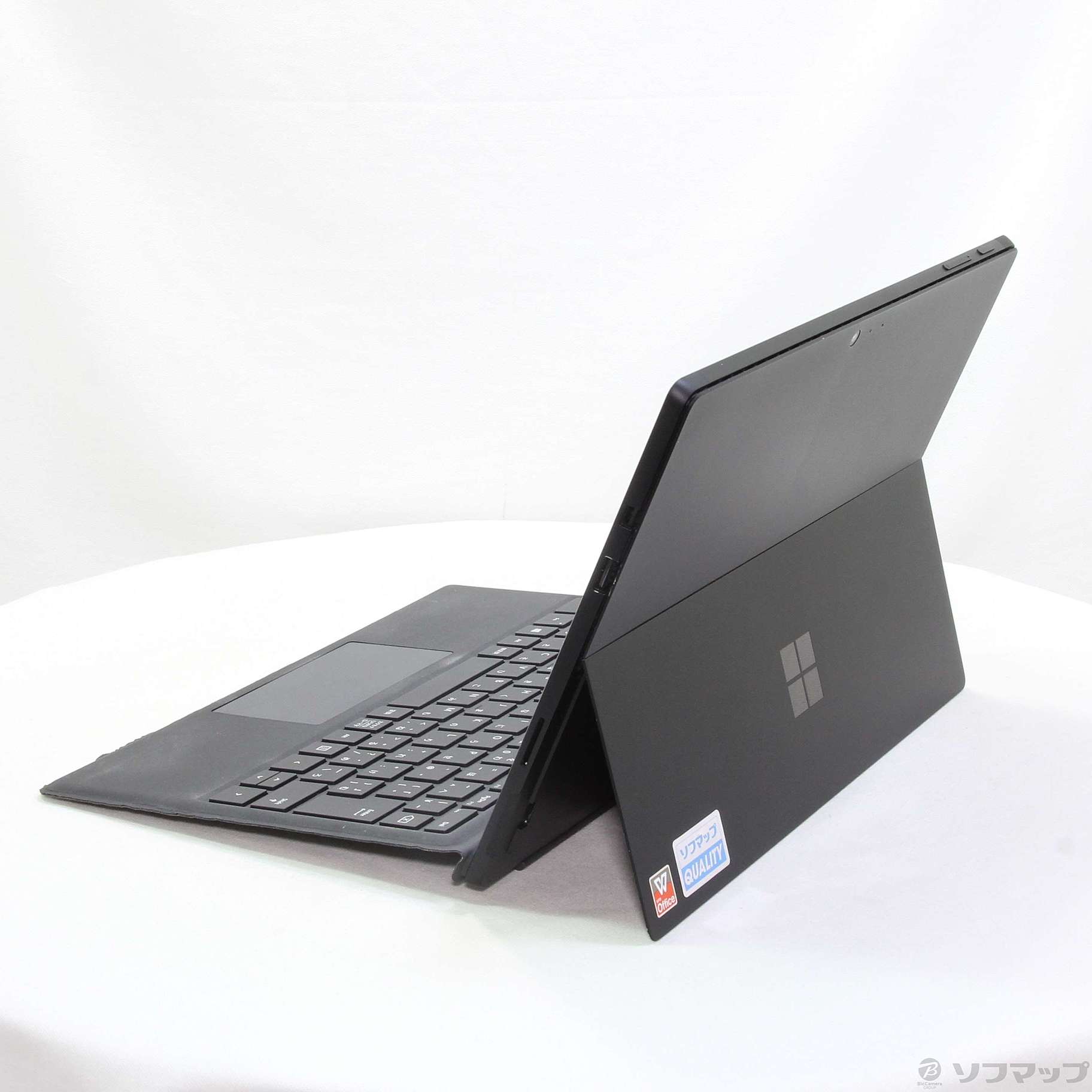 【中古】Surface Pro6 〔Core i5／8GB／SSD256GB〕 LJM-00027 ブラック 〔Windows 10 ...