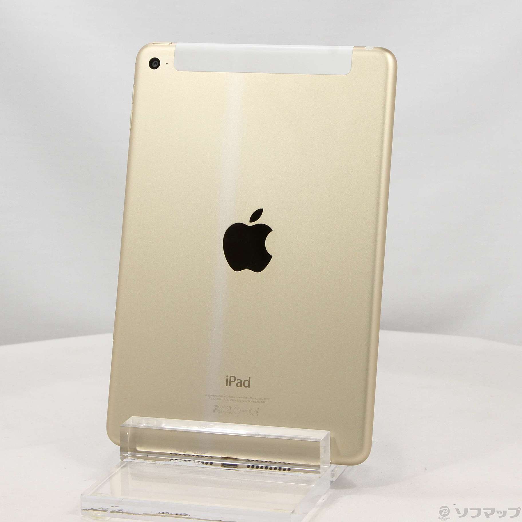 中古】iPad mini 4 64GB ゴールド MK752J／A docomoロック解除SIM