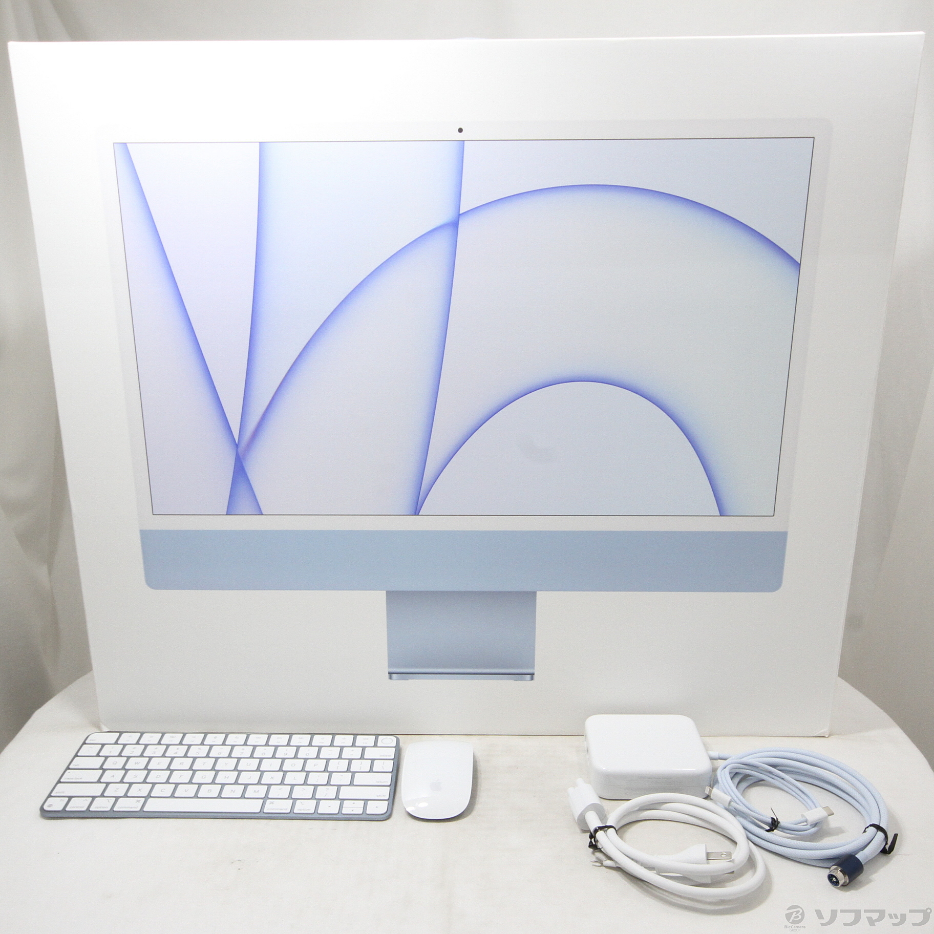 中古】iMac 24-inch Mid 2021 MGPL3J／A Apple M1 8コアCPU_8コアGPU