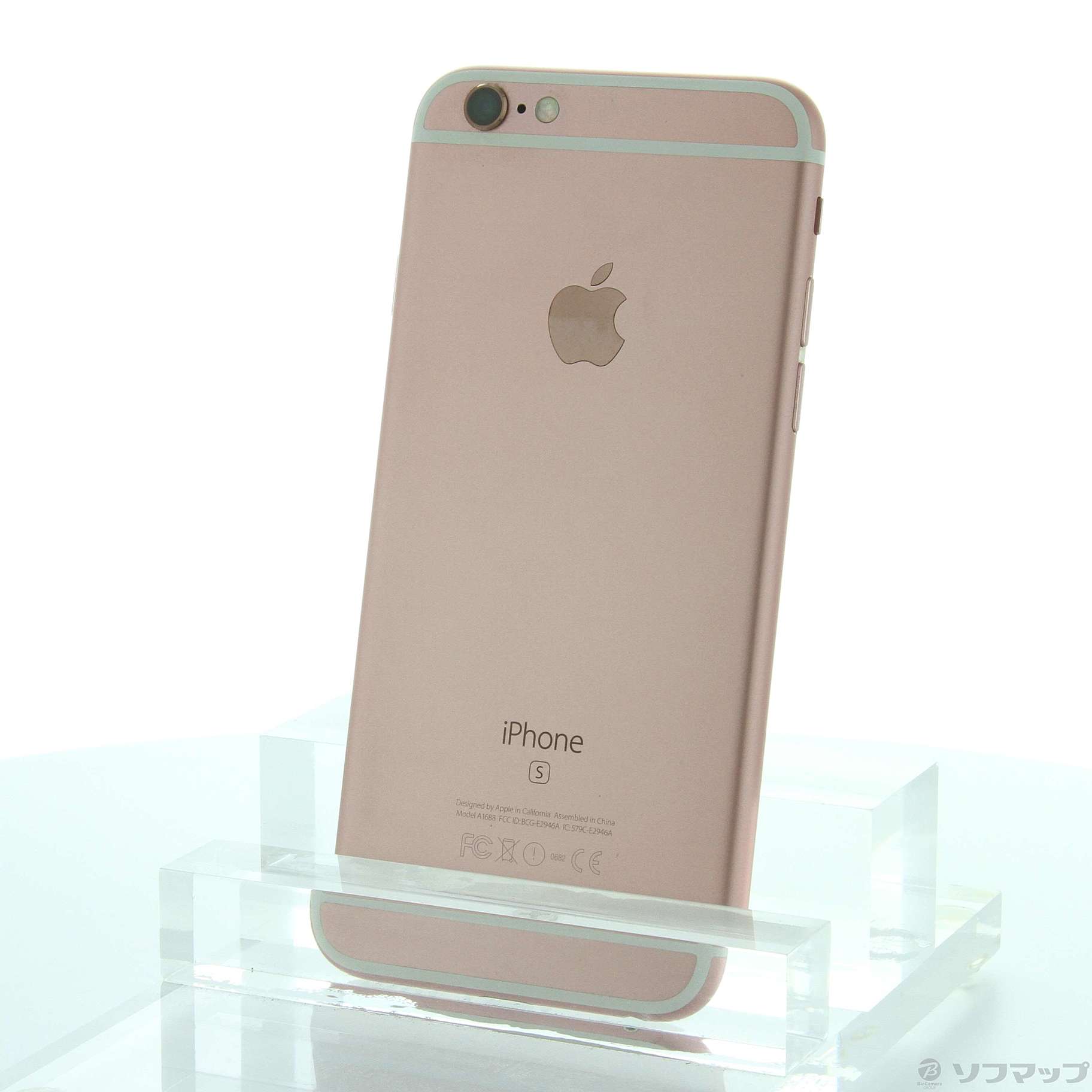 iPhone6s RoseGold 16GB au（画面焼付あり）-