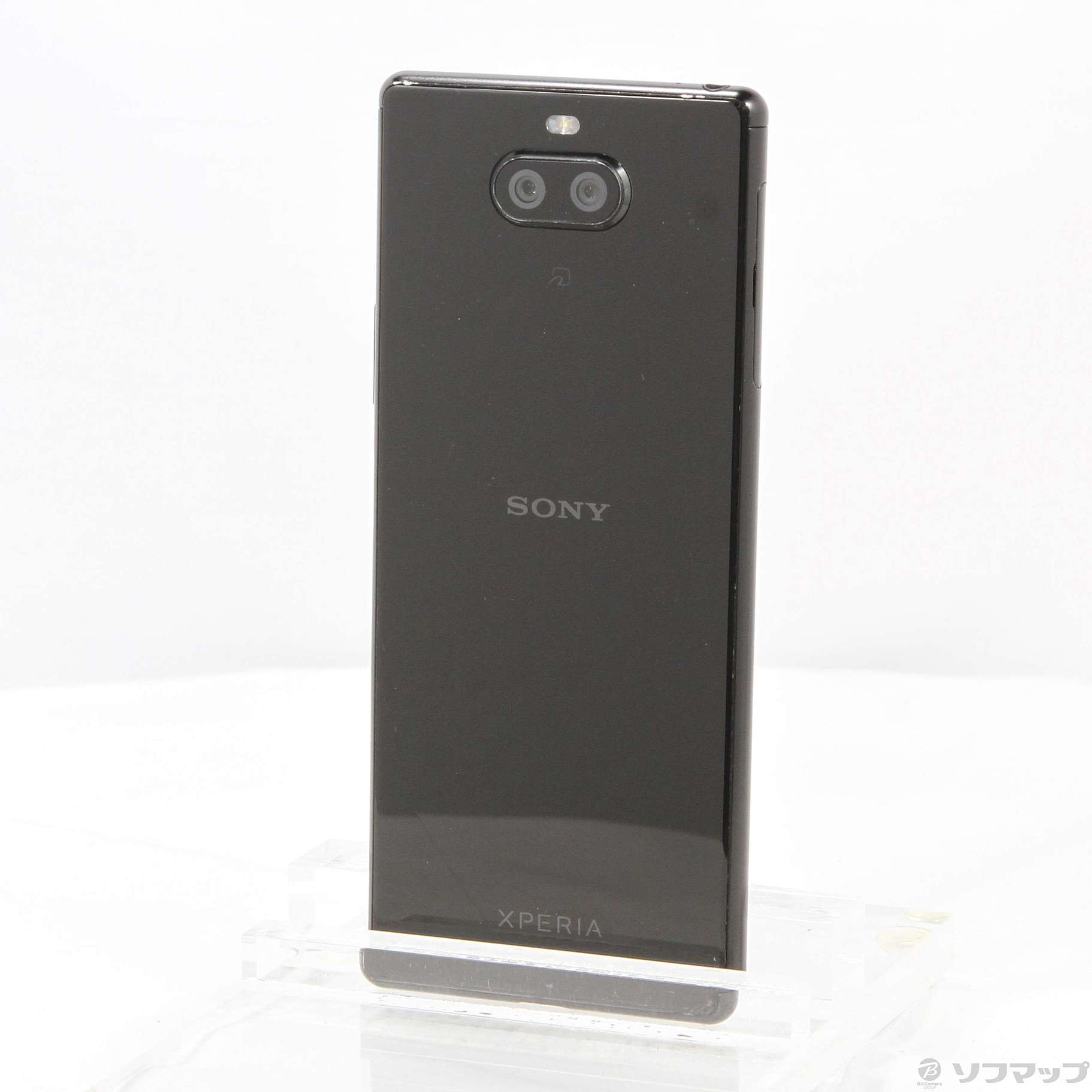 中古品（難あり）〕 Xperia 8 64GB ブラック SOV42SKU UQ mobile｜の