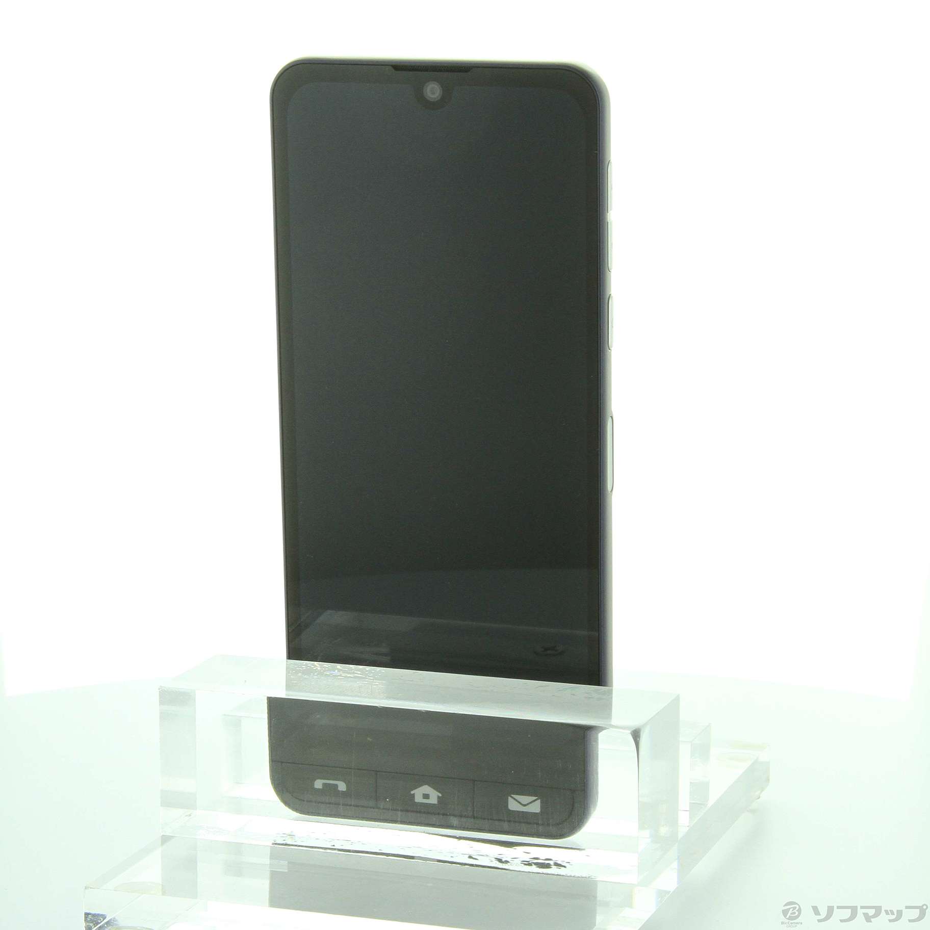 【中古】BASIO active 64GB ネイビー SHG09 auロック解除SIM