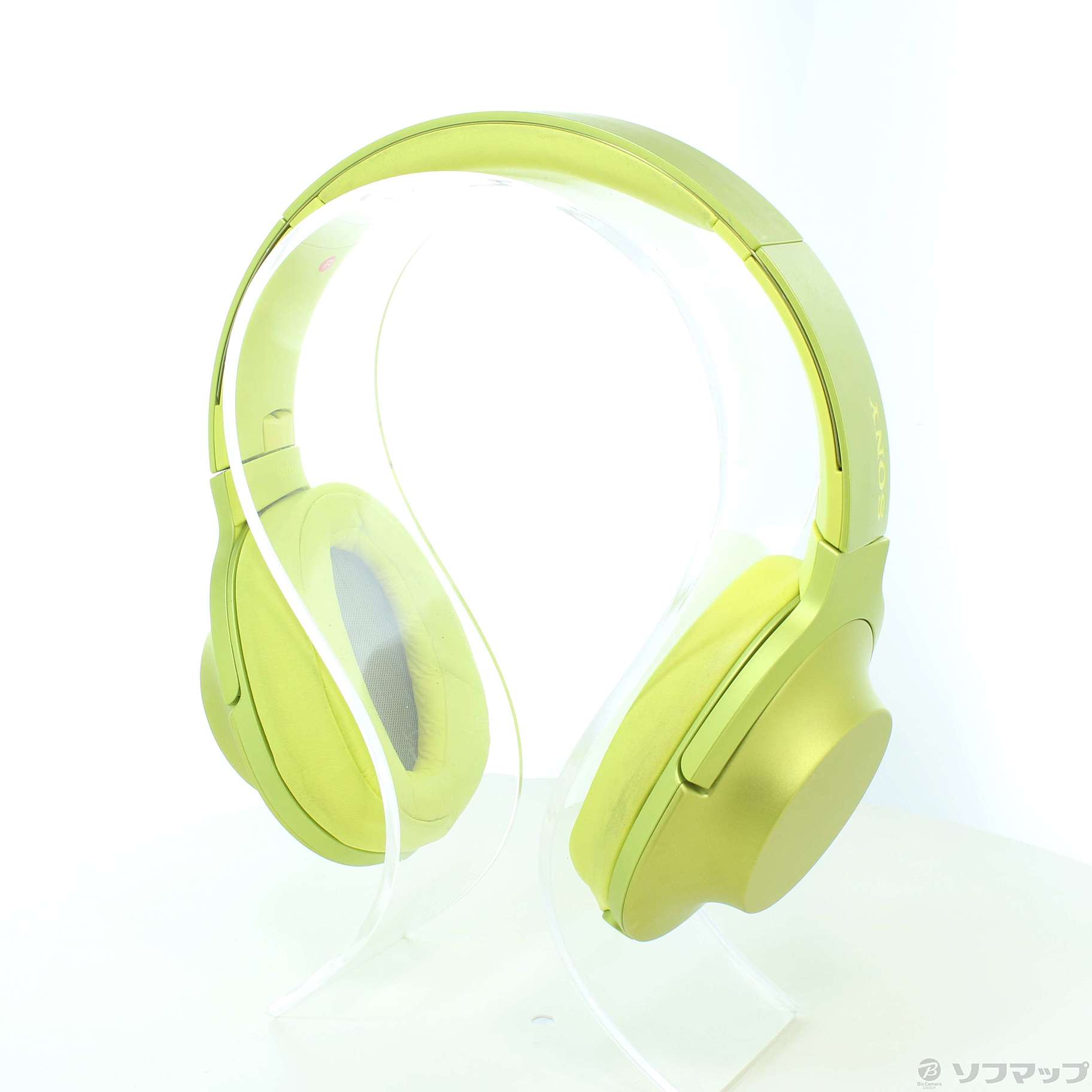 SONY ヘッドホン h.ear on MDR-100A ライムイエロー www