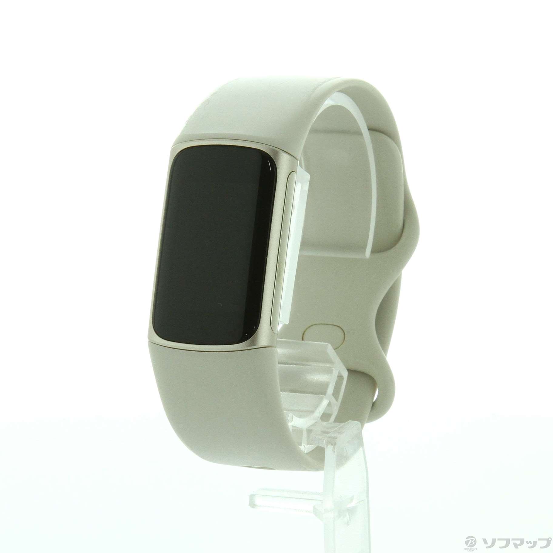 中古】Fitbit Charge5 FB421GLWT-FRCJK ルナホワイト／ソフトゴールド