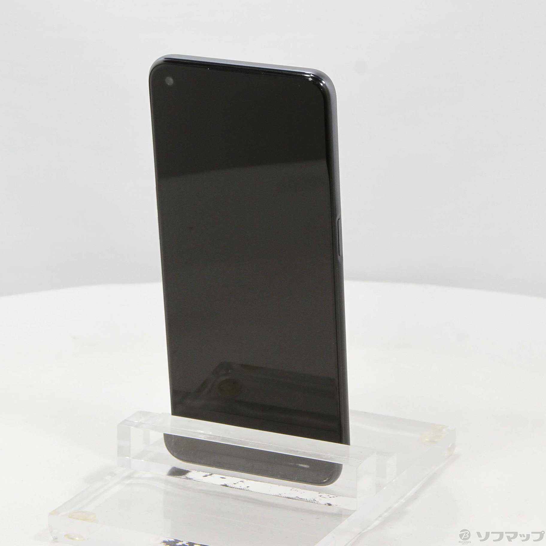 中古】OPPO A54 5G 64GB シルバーブラック OPG02 UQ mobile