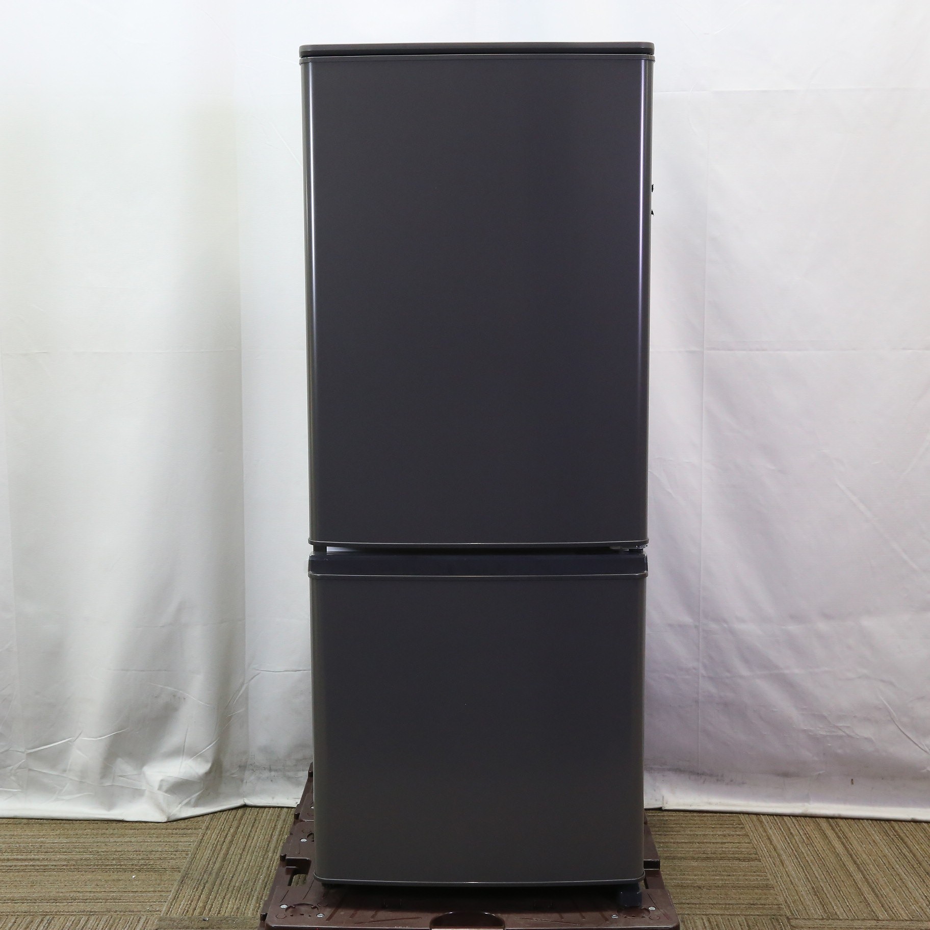 MITSUBISHI MR-P15H-H GRAY 返品交換不可 - 冷蔵庫・冷凍庫