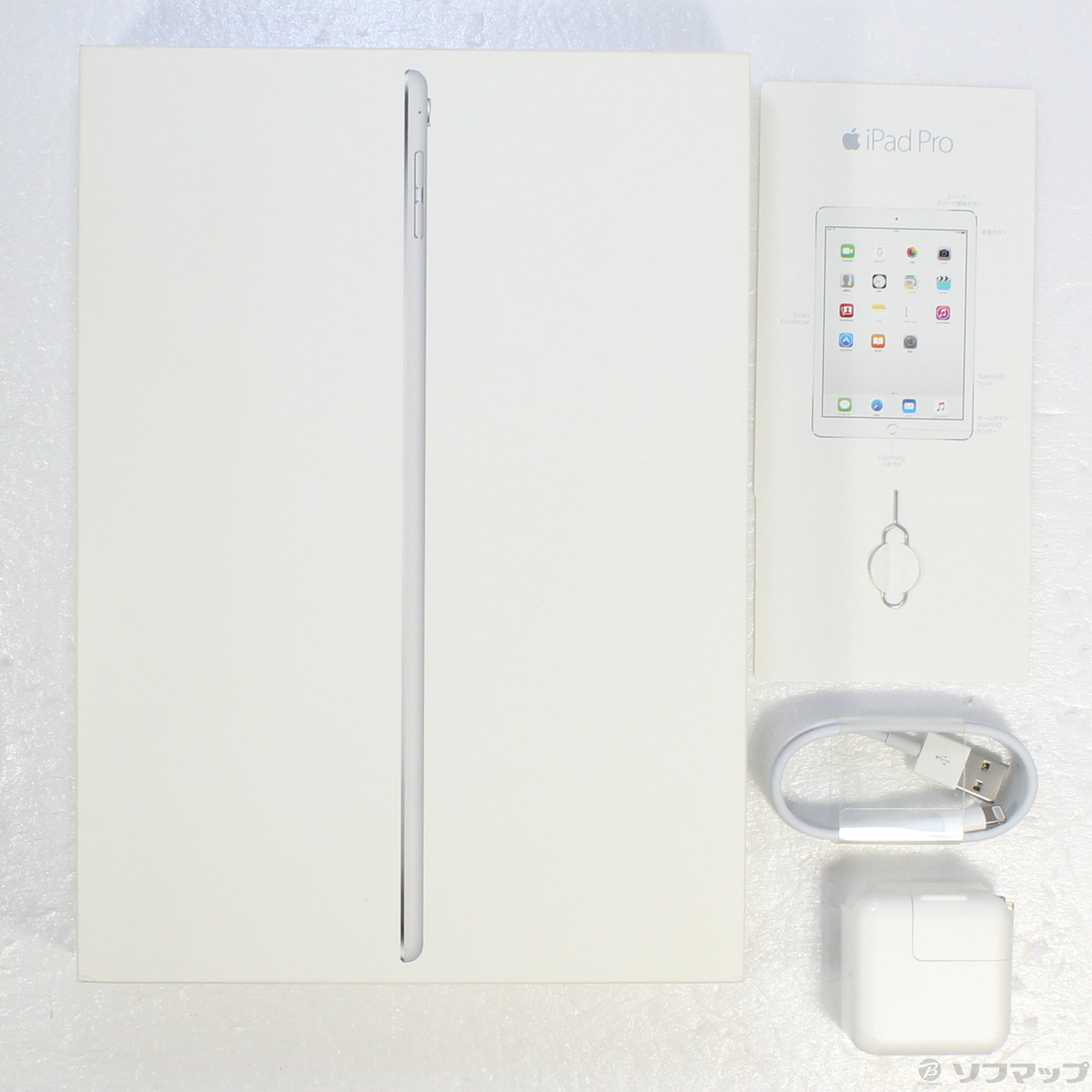 中古】iPad Pro 9.7インチ 128GB シルバー MLQ42J／A auロック解除SIM