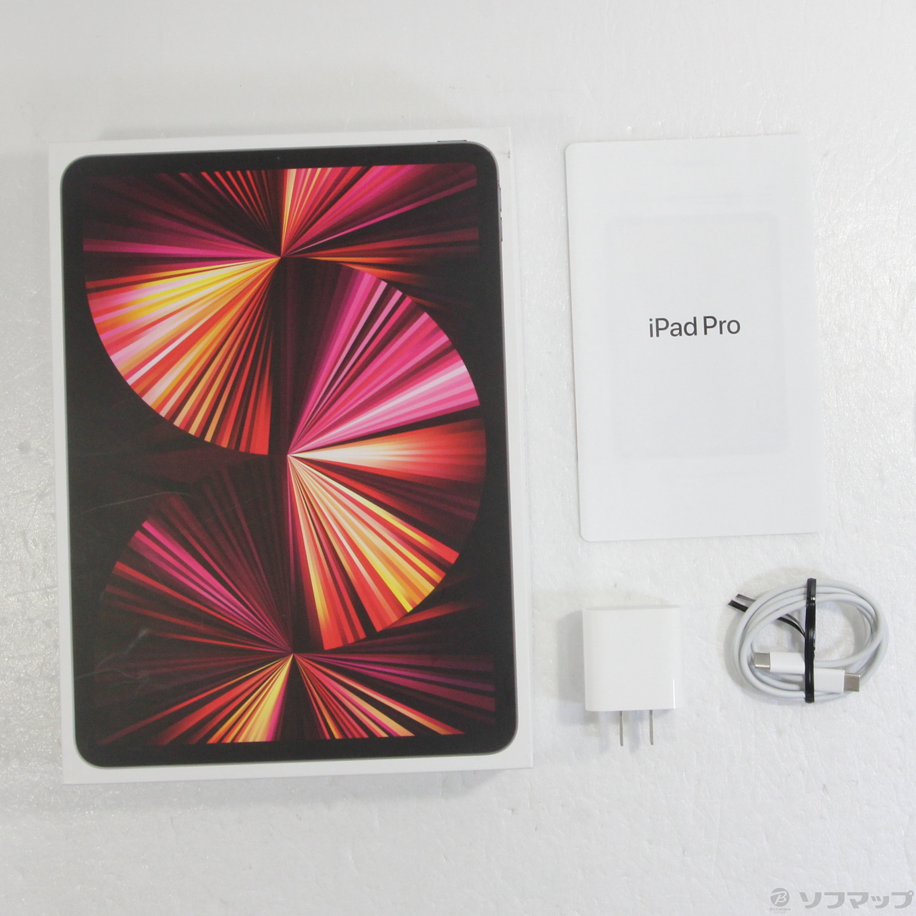 中古】iPad Pro 11インチ 第3世代 128GB スペースグレイ MHQR3J／A Wi