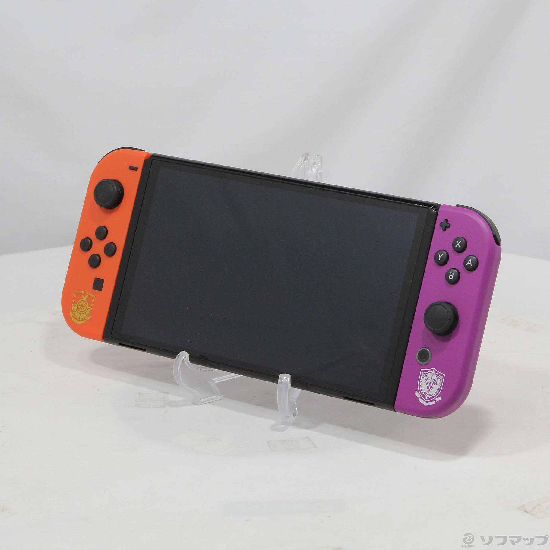 中古】Nintendo Switch (有機ELモデル) スカーレット・バイオレット