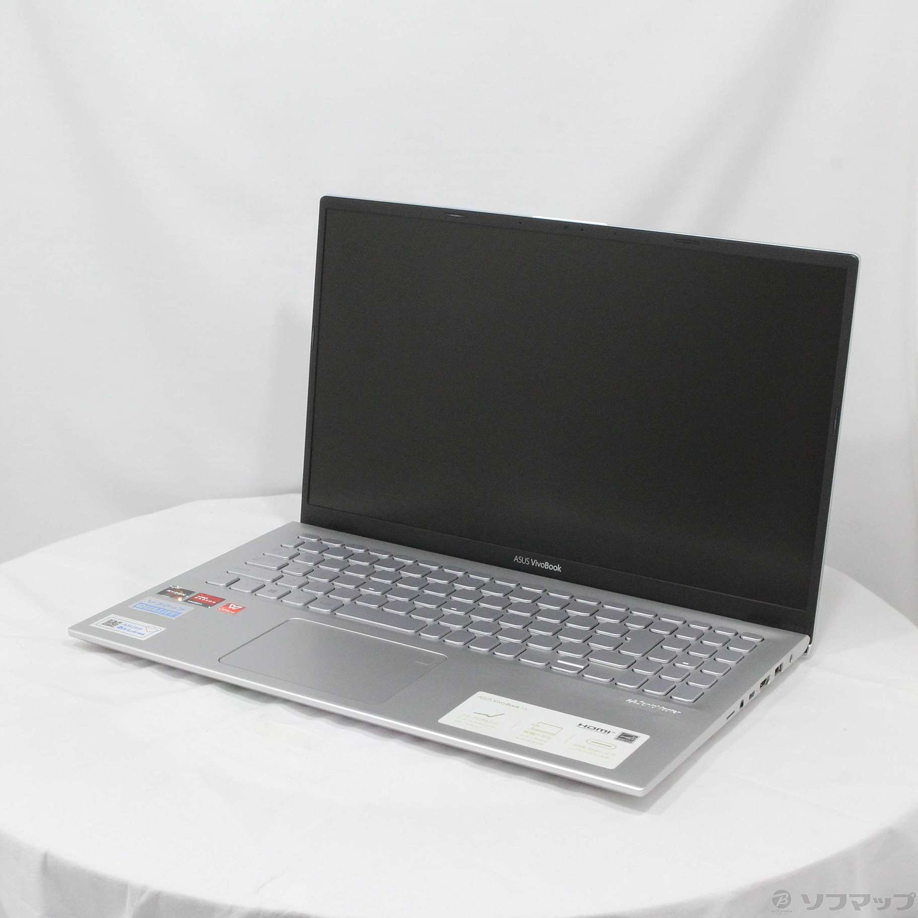 中古】VivoBook 15 X512DA X512DA-EJ13STS トランスペアレントシルバー