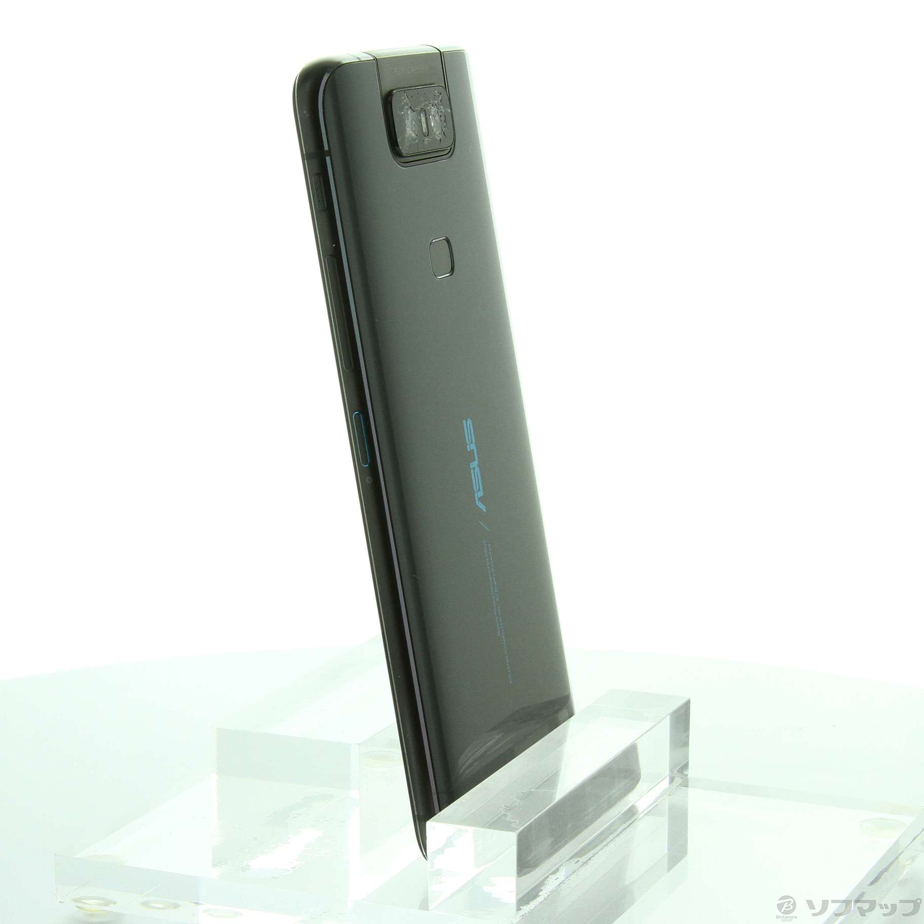 中古】ZenFone 6 128GB ミッドナイトブラック ZS630KL-BK128S6 SIM