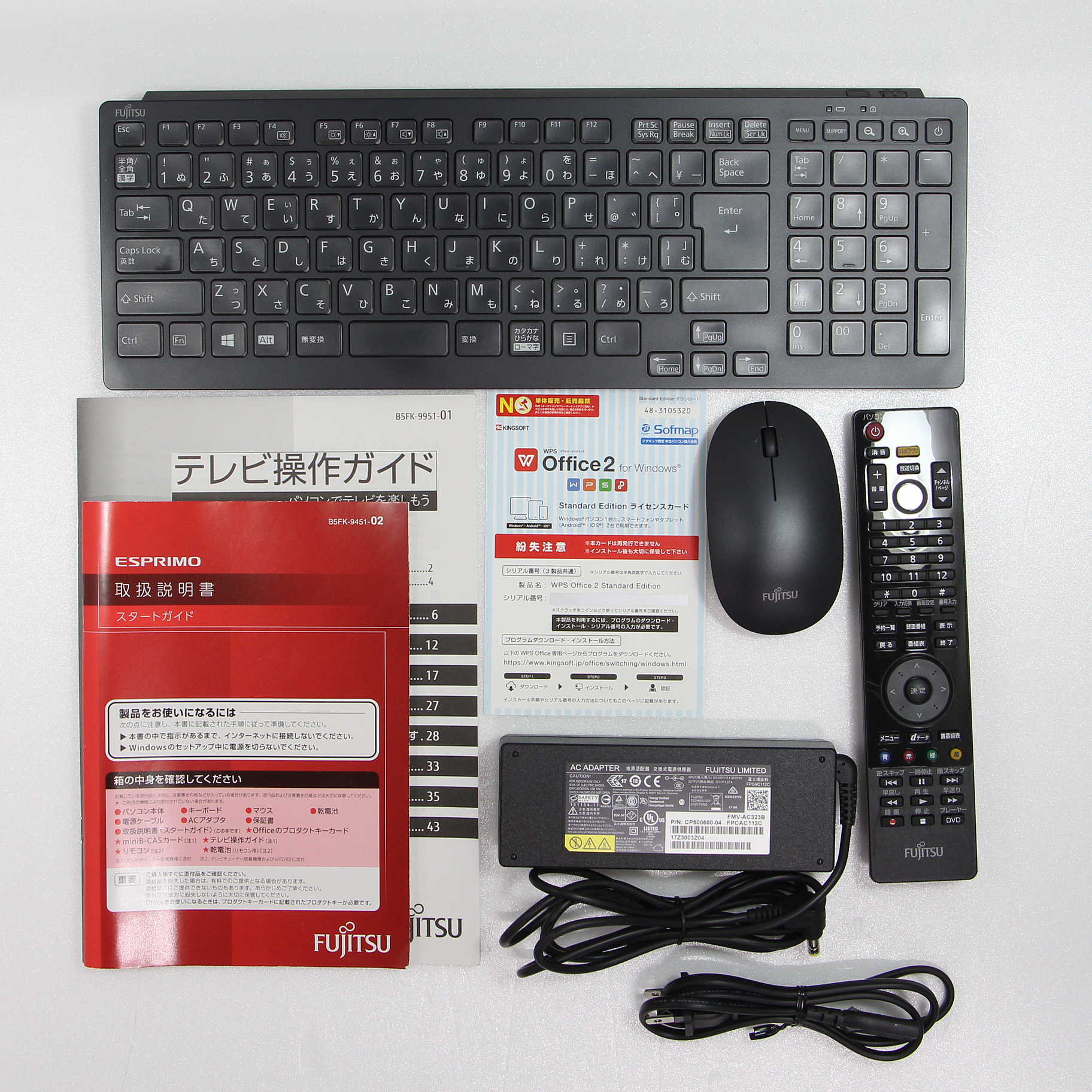 中古】ESPRIMO WF2／B3 FMVWB3F2BD オーシャンブラック 〔Windows 10