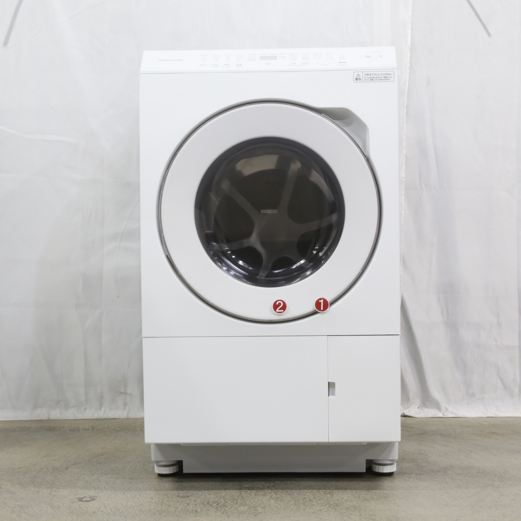 ドラム型洗濯機Panasonic NA-LX113BL ホワイト - 生活家電