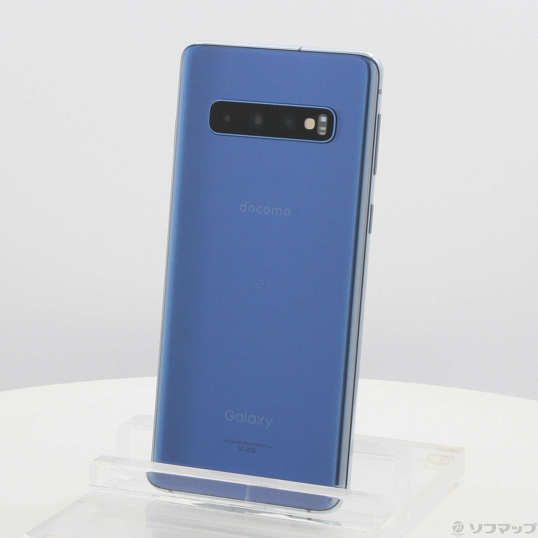 【送料無料】Galaxy S10 simフリースマートフォン プリズムブルー