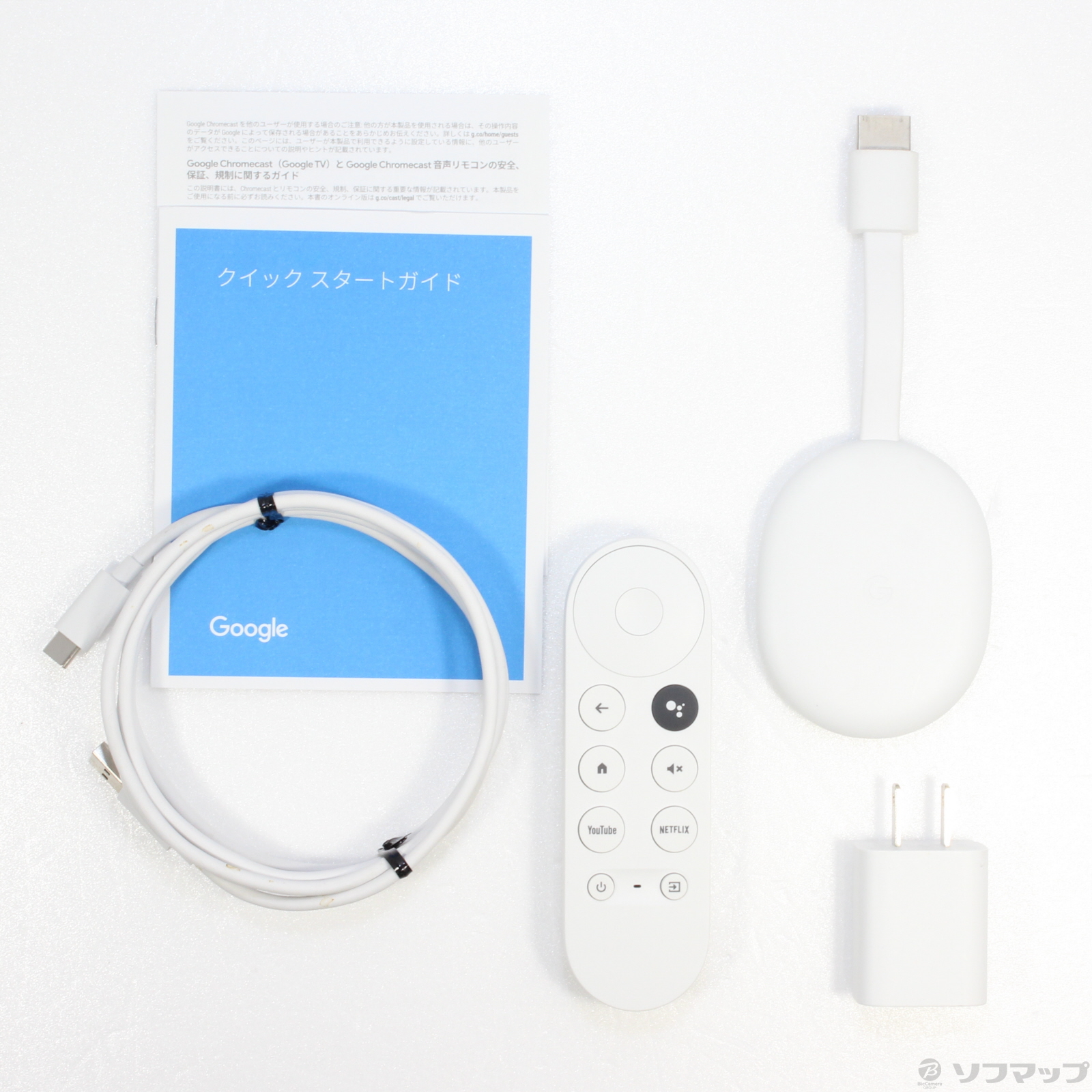 新品未開封 Chromecast with Google TV 4K ホワイト