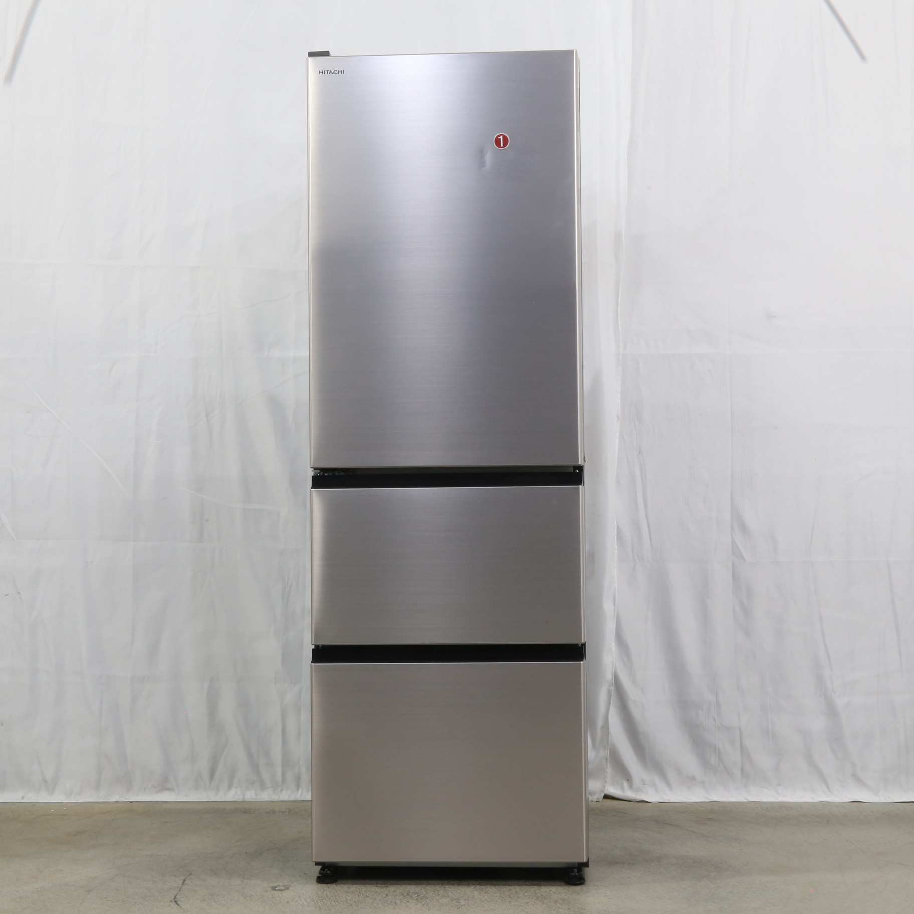 HITACHI 冷藏庫 R-V32KV 2020年製 315L 3ドア 右開き 日立 冷蔵庫 315L 右開き 3ドア 幅54cm 真ん中野菜室うるおいチルド R