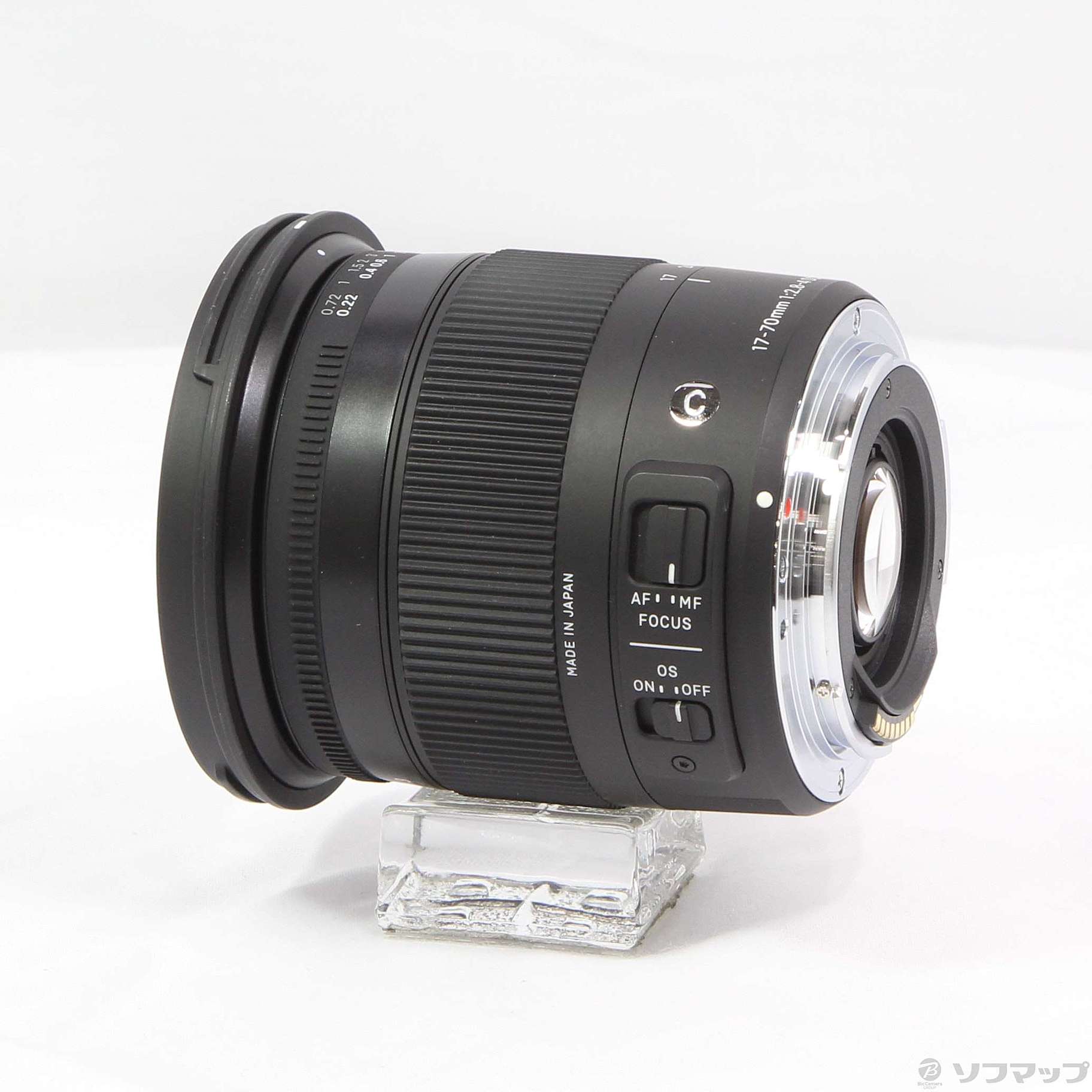 中古】SIGMA C 17-70mm F2.8-4 DC MACRO OS HSM (Canon用)(レンズ