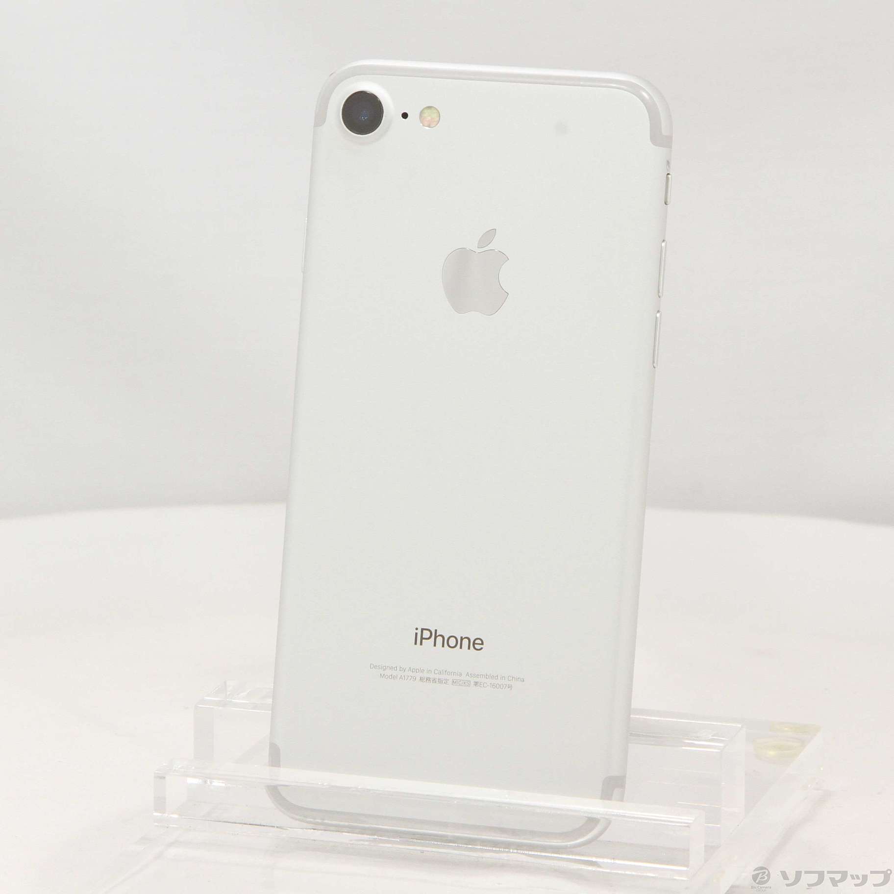 iPhone7 シルバー 32GB au版 simフリー済 利用制限○スマートフォン/携帯電話