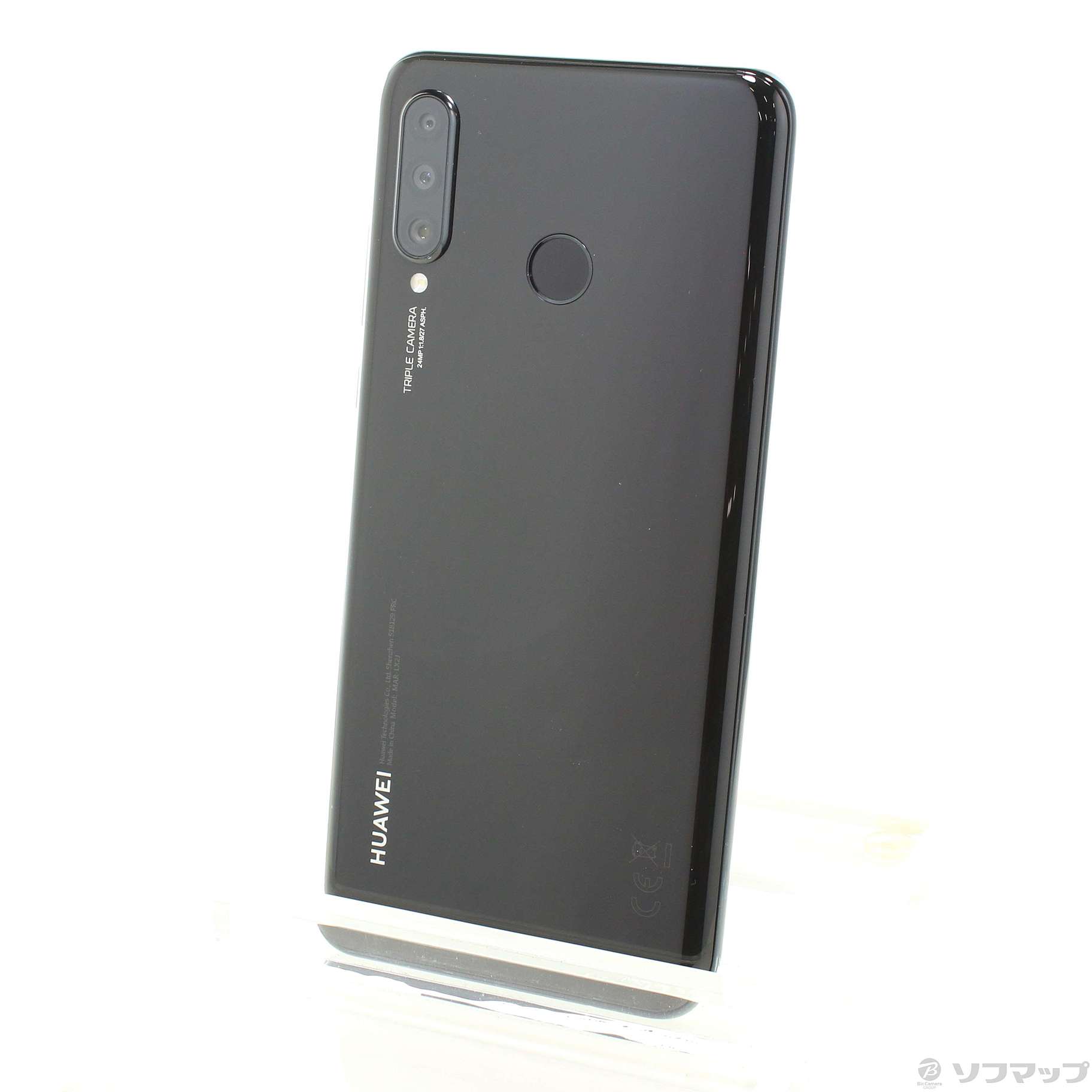 スマホ/家電/カメラHUAWEI P30 lite ミッドナイトブラック ...