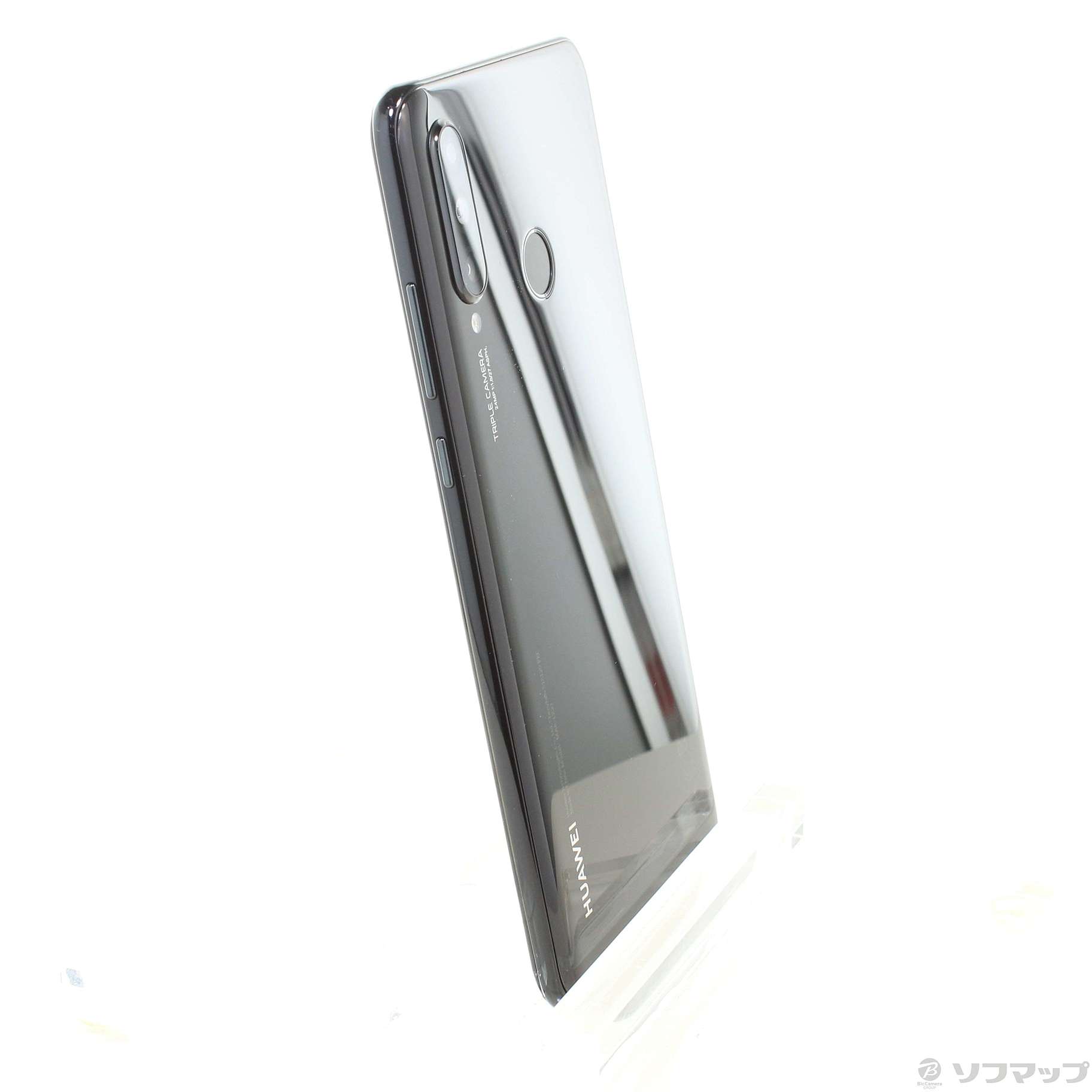 中古】HUAWEI P30 lite 64GB ミッドナイトブラック MAR-LX2J SIMフリー