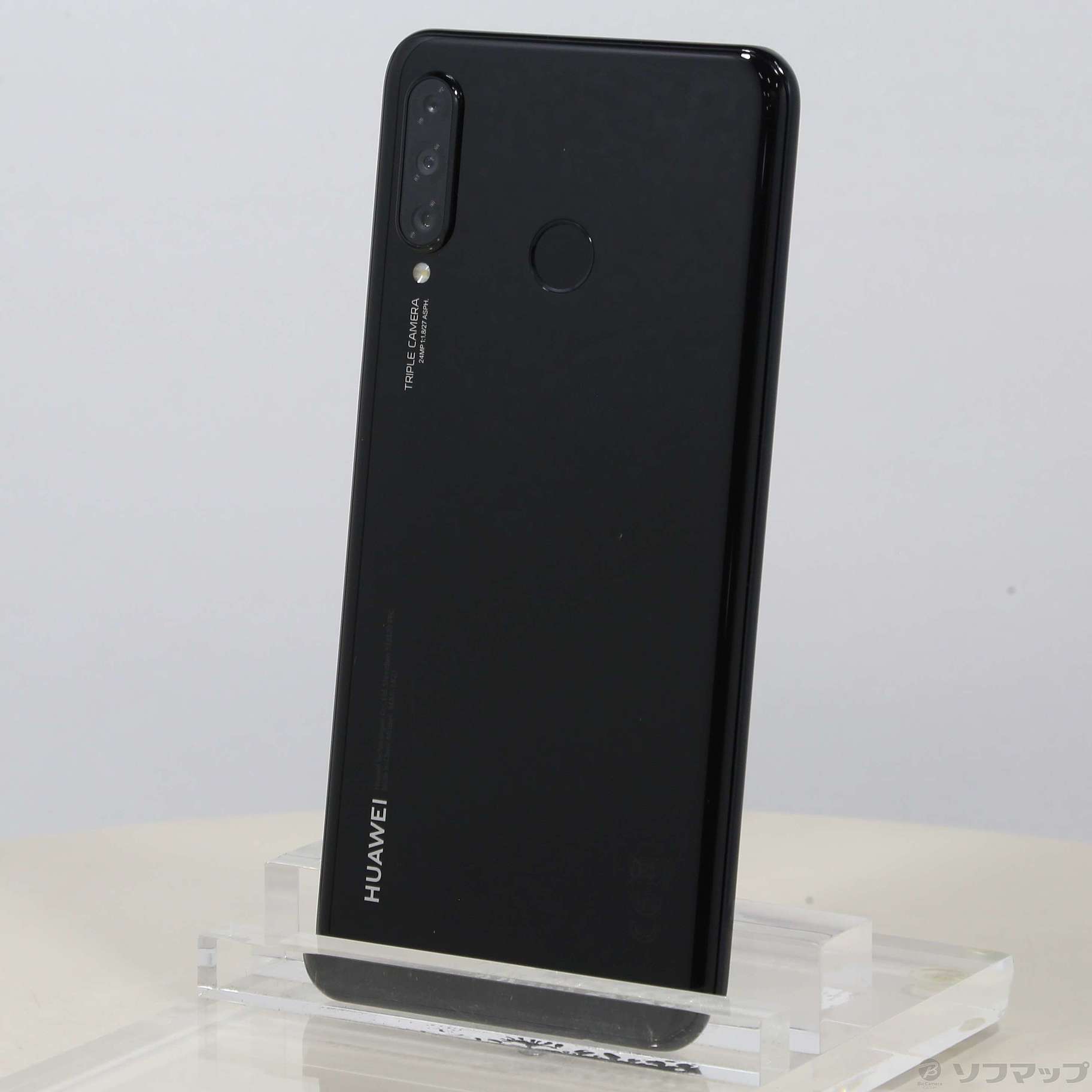 中古】HUAWEI P30 lite 64GB ミッドナイトブラック MAR-LX2J SIMフリー ...