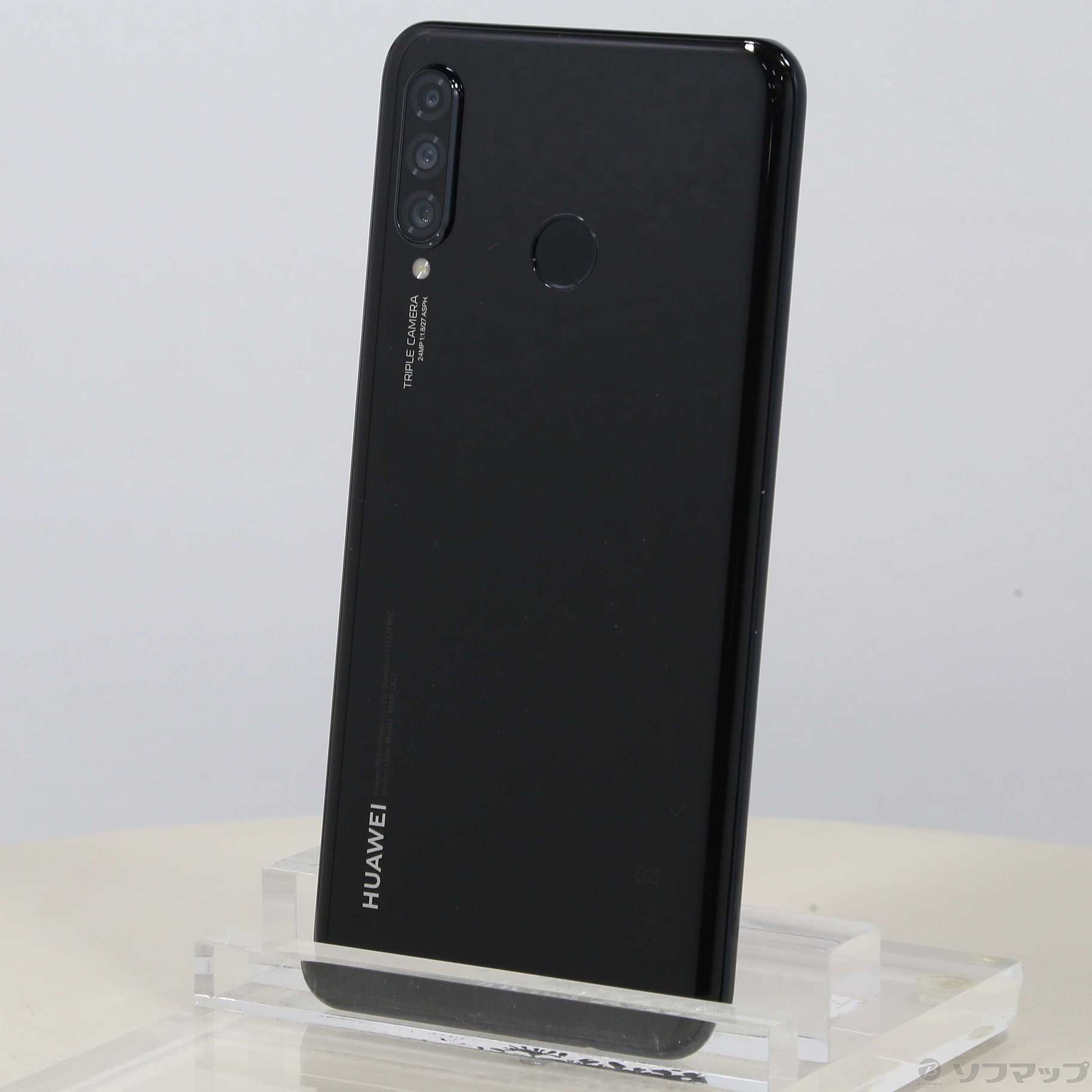 中古】HUAWEI P30 lite 64GB ミッドナイトブラック MAR-LX2J SIMフリー ...