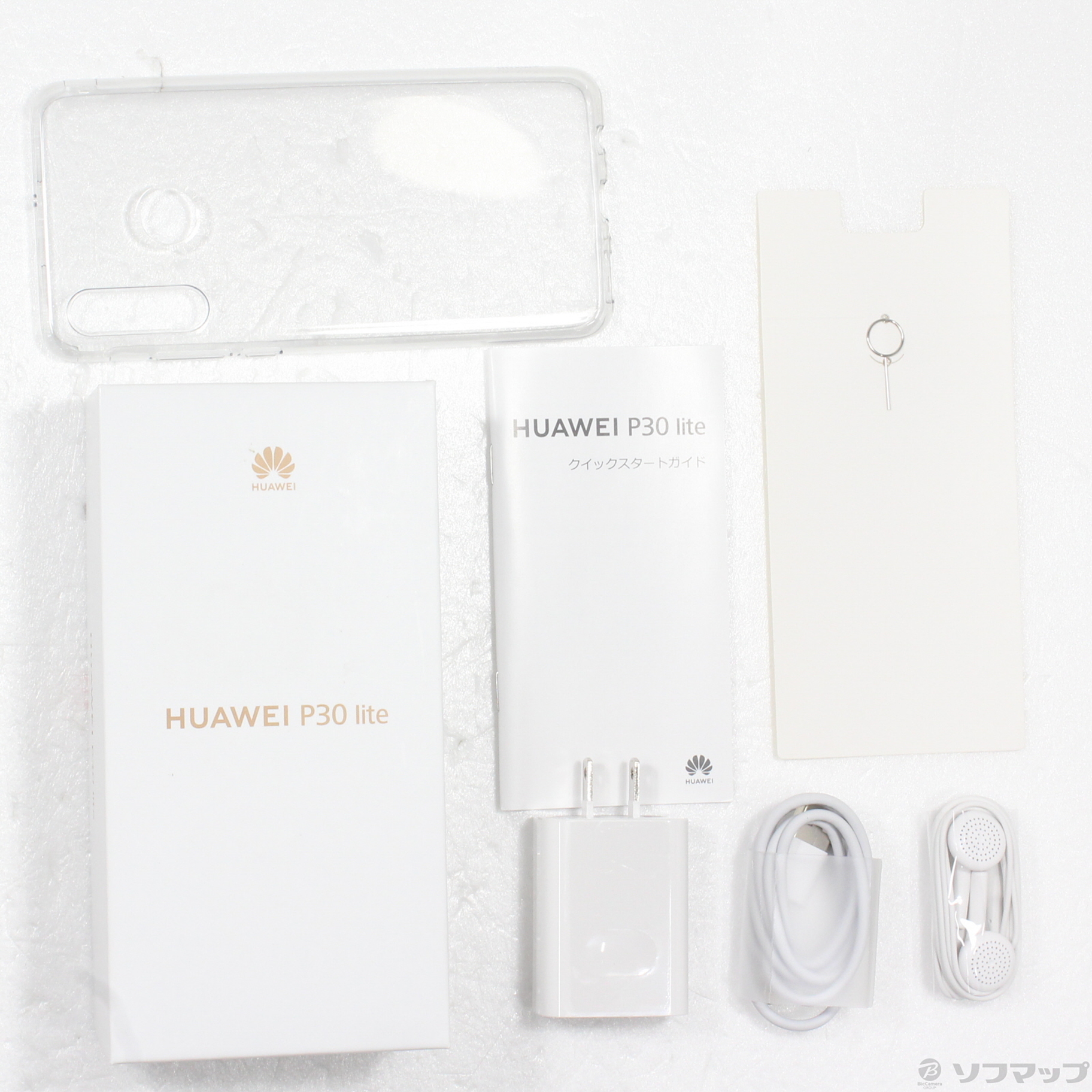 中古】HUAWEI P30 lite 64GB パールホワイト MAR-LX2J SIMフリー