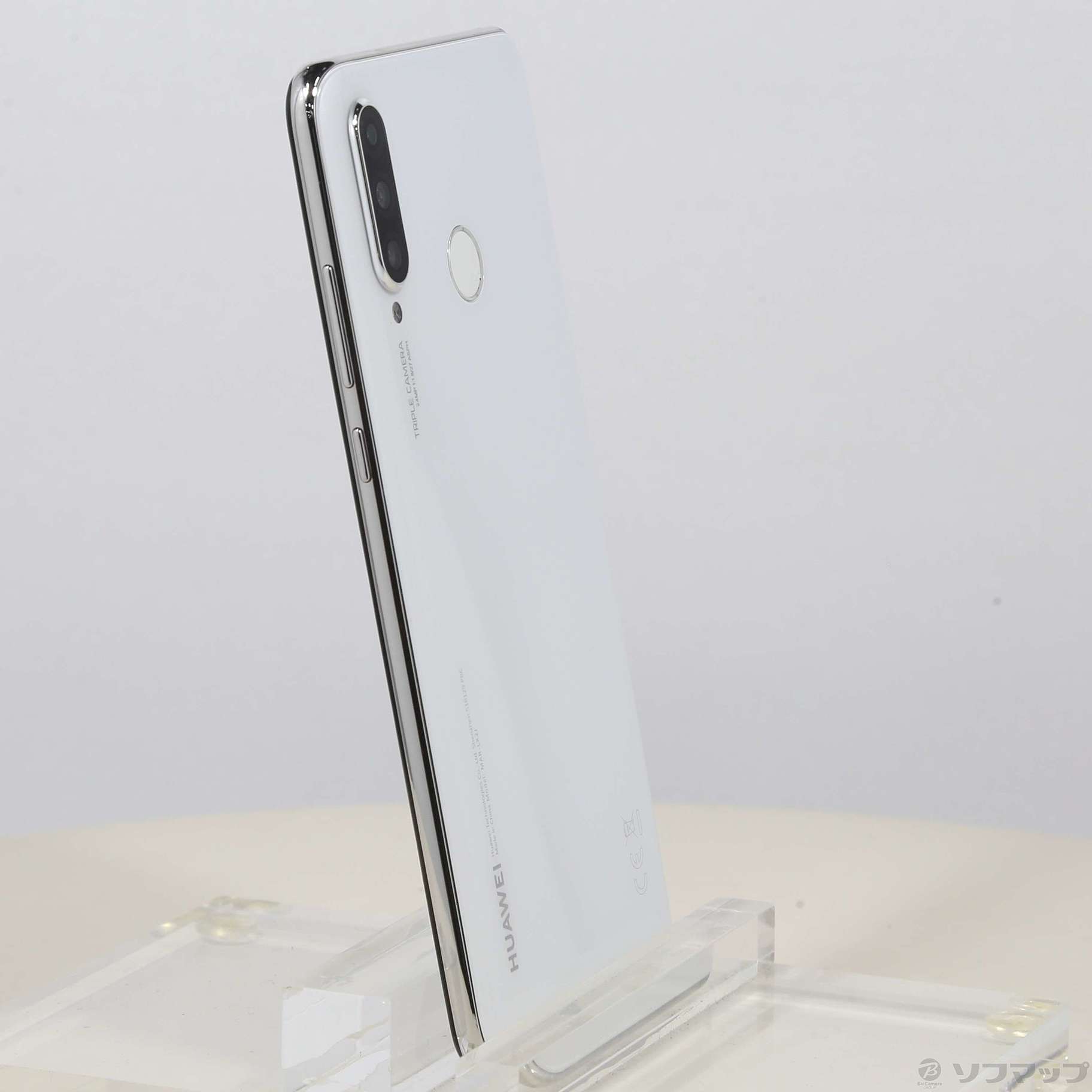 中古】HUAWEI P30 lite 64GB パールホワイト MAR-LX2J SIMフリー